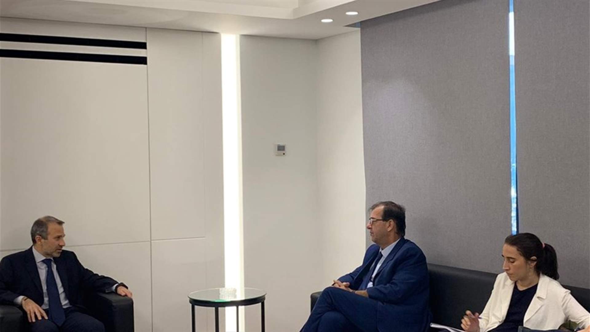 باسيل استقبل السفيرين الفرنسي والاماراتي واستعرض معهما الأوضاع العامة