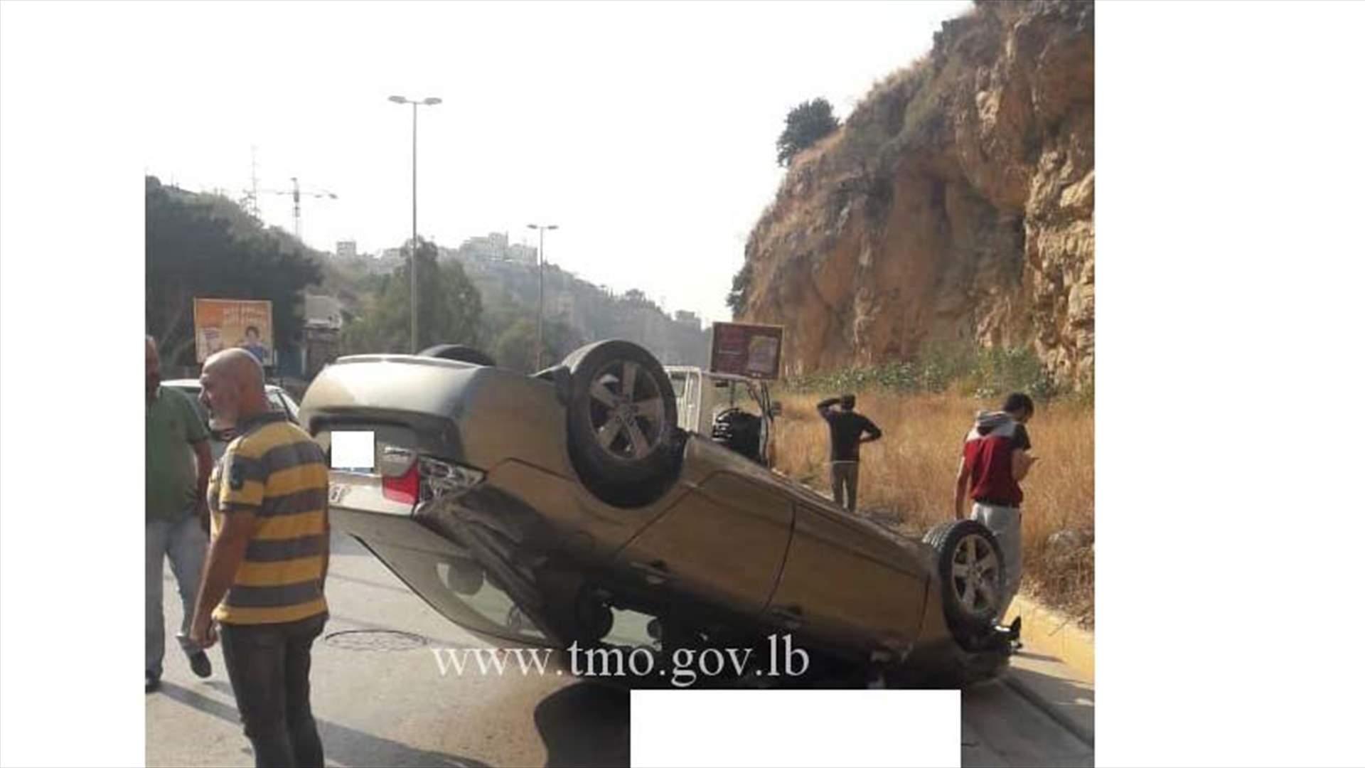 قتيل بانقلاب سيارة على اوتوستراد المتن السريع