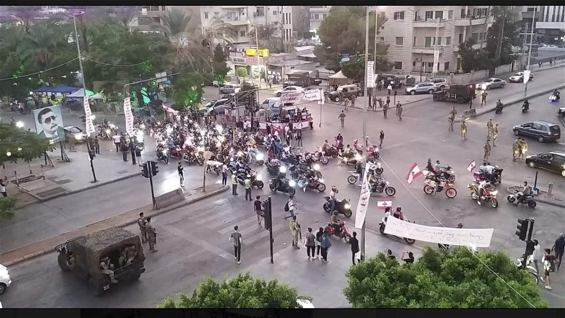 مسيرة دراجات نارية جابت شوارع صيدا...