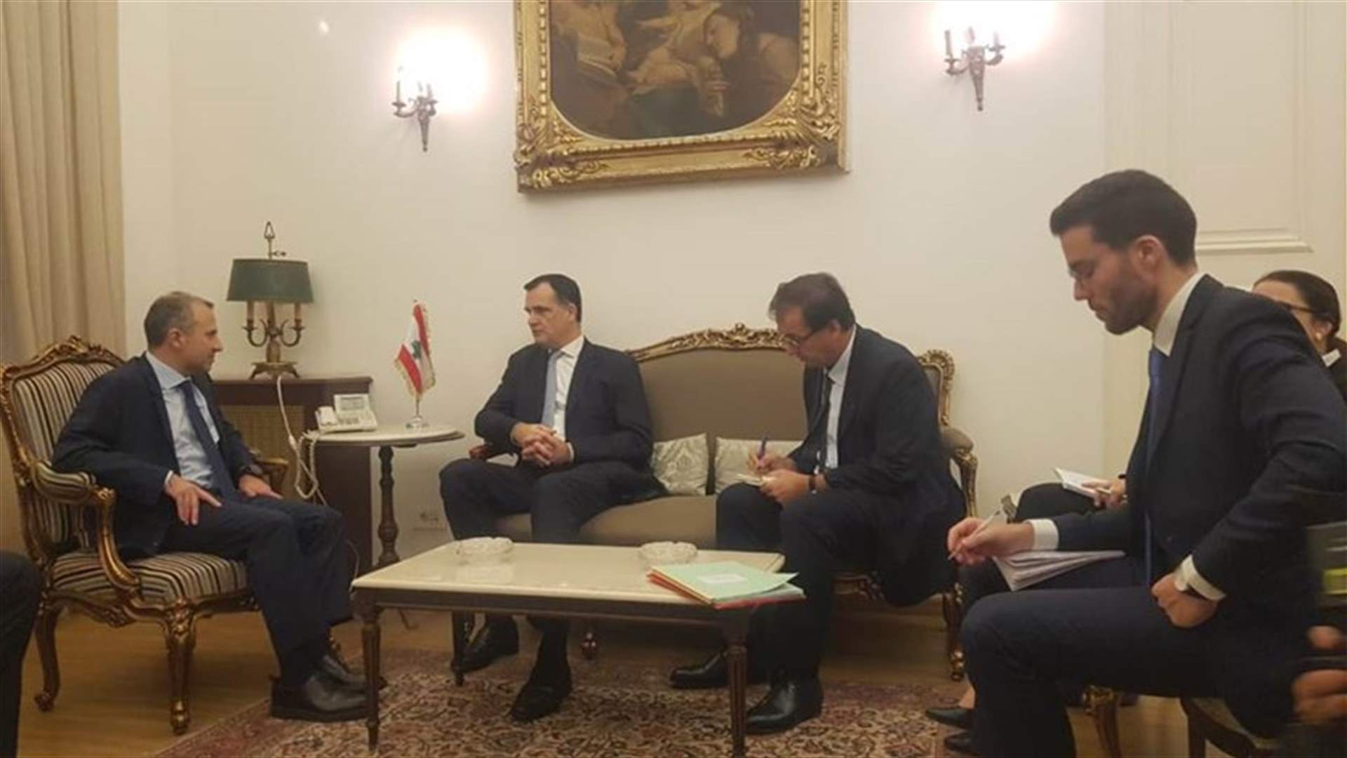باسيل التقى كريستوف فارنو.. اليكم التفاصيل