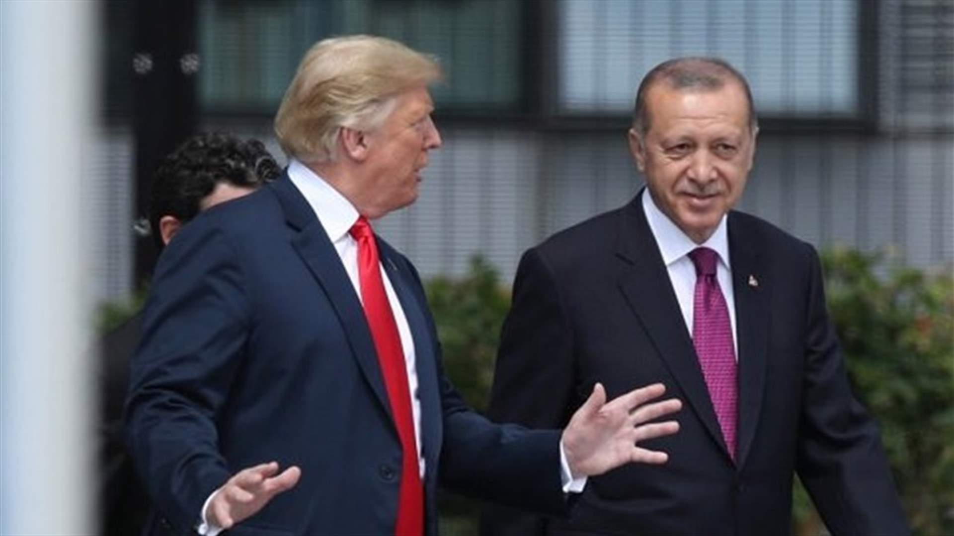 ترامب: عقدت &quot;اجتماعا رائعا وإيجابيا للغاية&quot; مع أردوغان