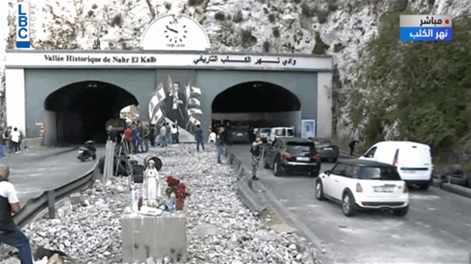 One side of Naher el-Kaleb highway opened-[VIDEO]