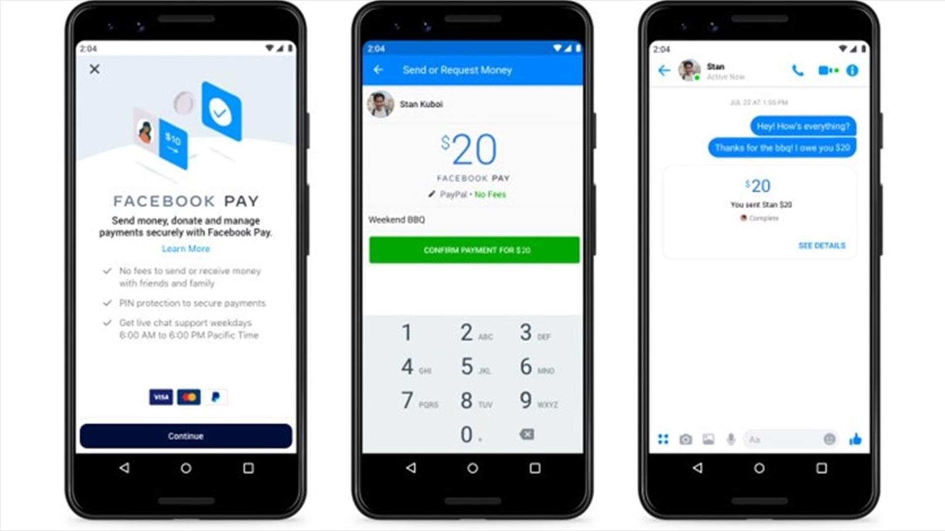 "فيسبوك" تُطلق خدمة "Facebook Pay" للدّفع الإلكتروني