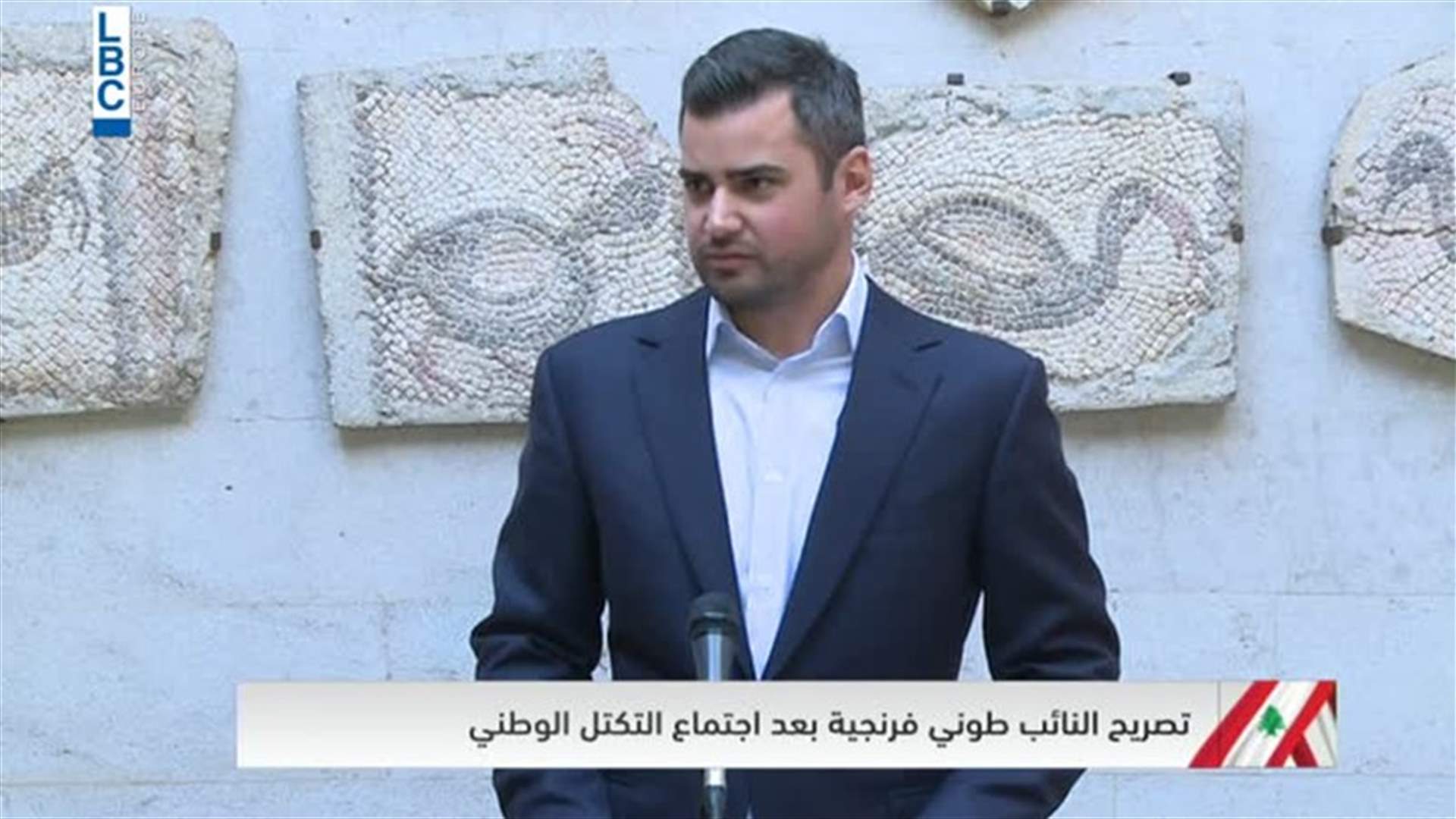 طوني فرنجية: للاسراع بتشكيل حكومة تحظى بثقة اللبنانيين بعيدًا عن البطولات الوهمية