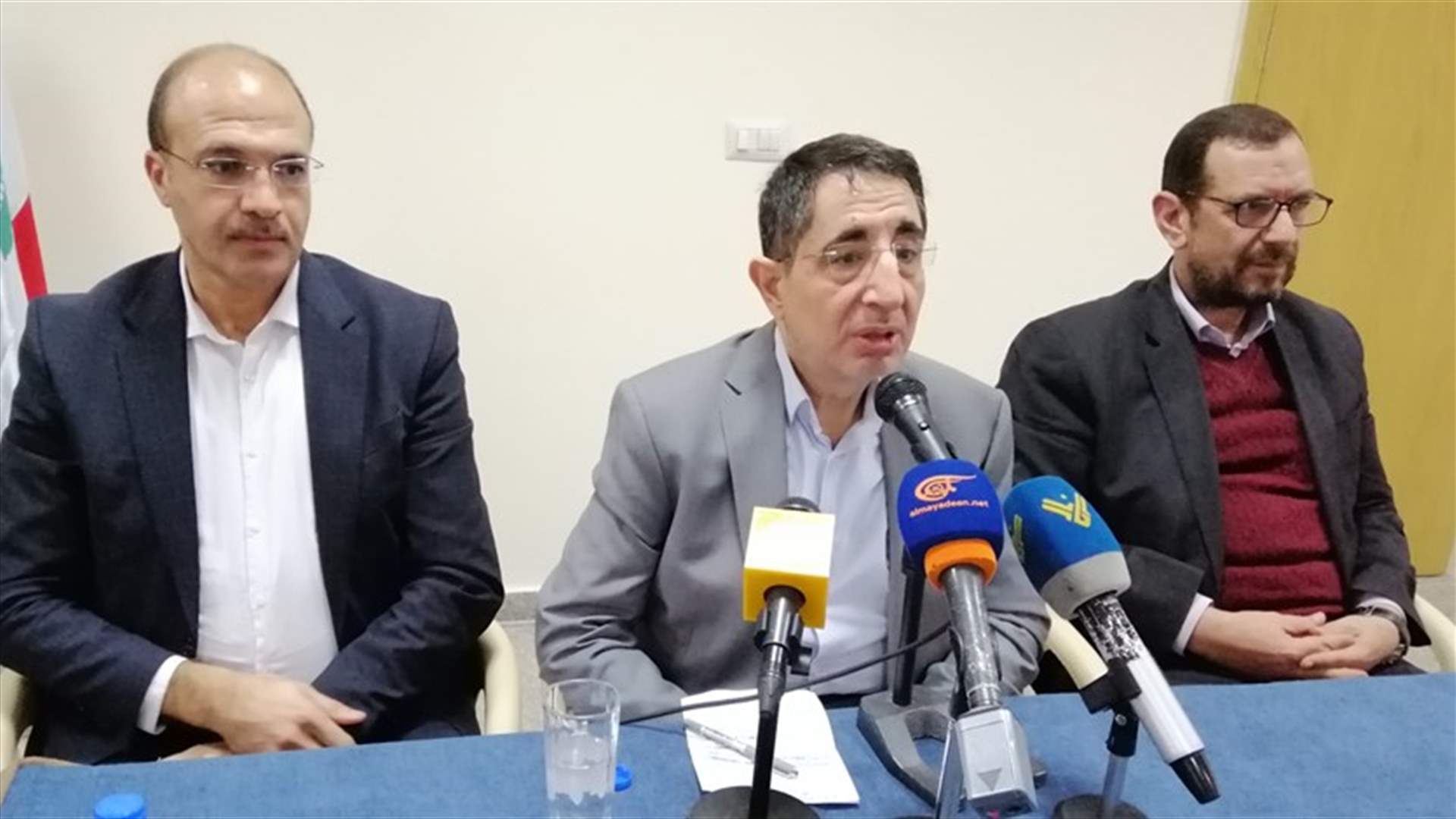 الحاج حسن: الحراك ومطالبه أولوية الأولويات وتشكيل الحكومة أولوية لتحقيق مطالب الحراك