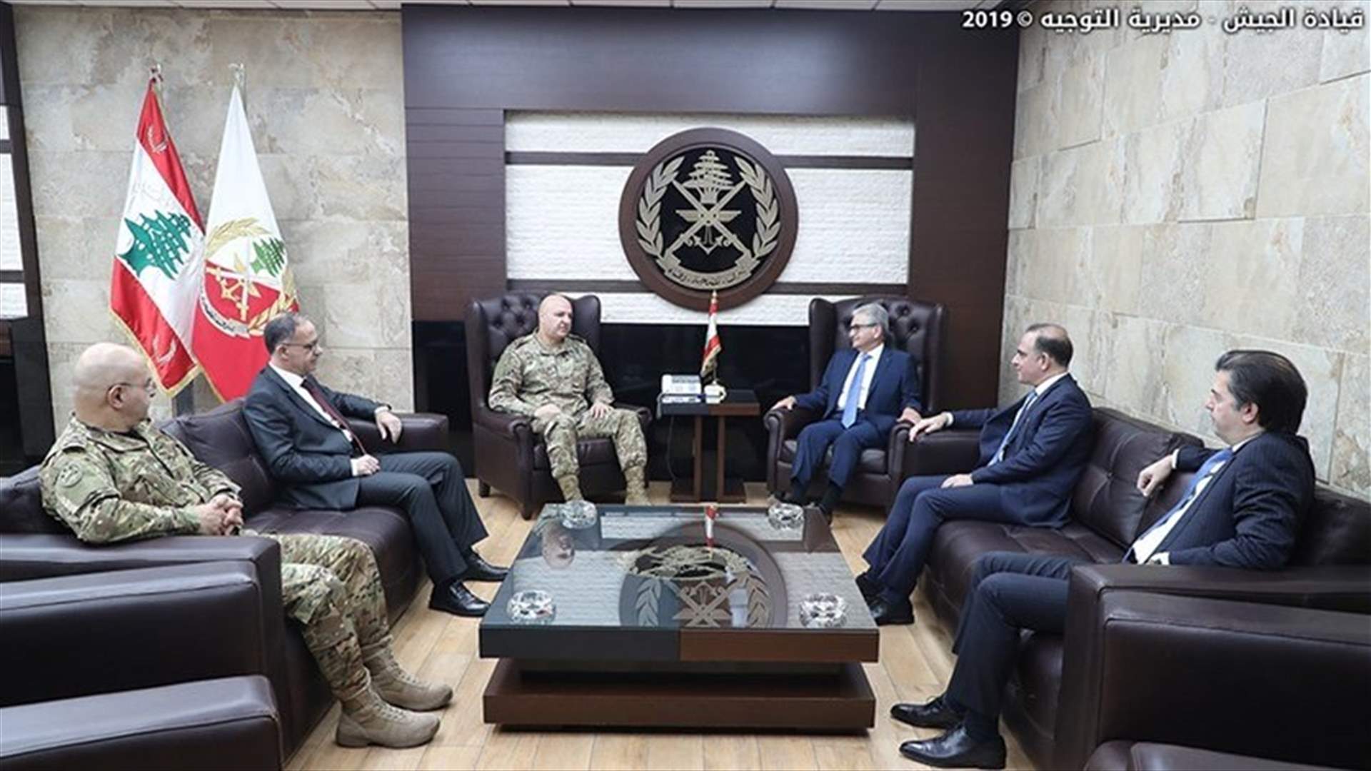 LAF Commander Aoun meets ABL delegation