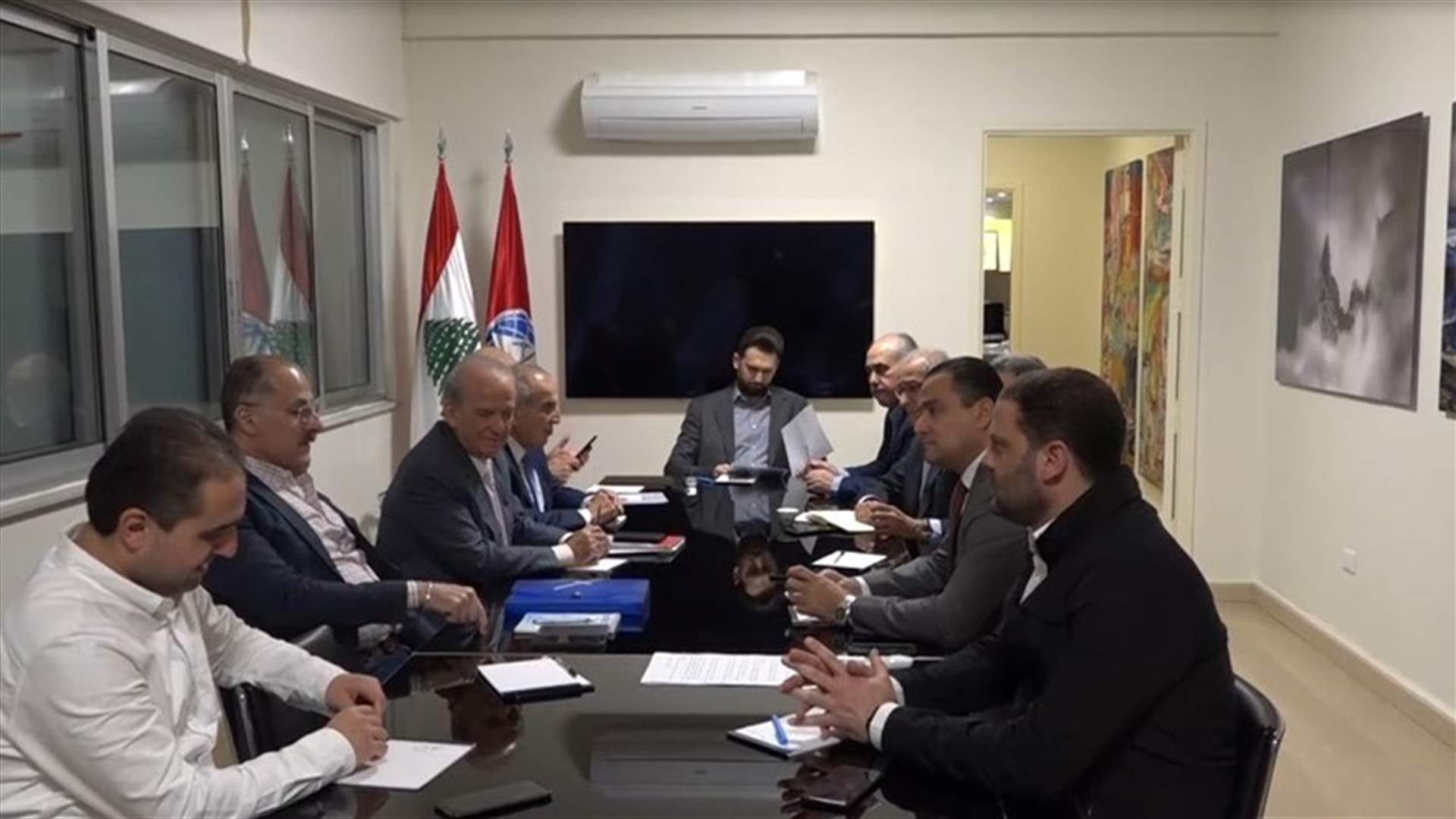 اللقاء الديمقراطي ناقش جدول أعمال جلسة مجلس النواب غدا