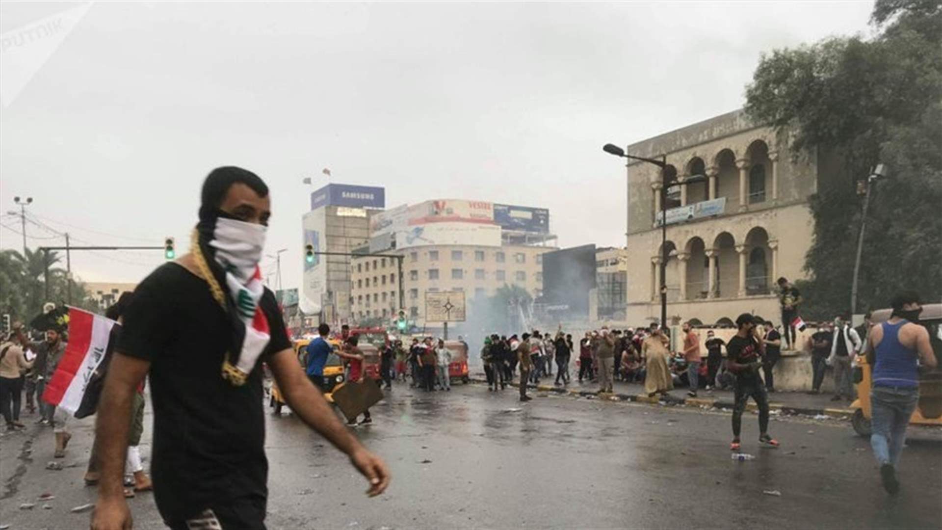 Two killed and 38 wounded in Baghdad protests - security sources