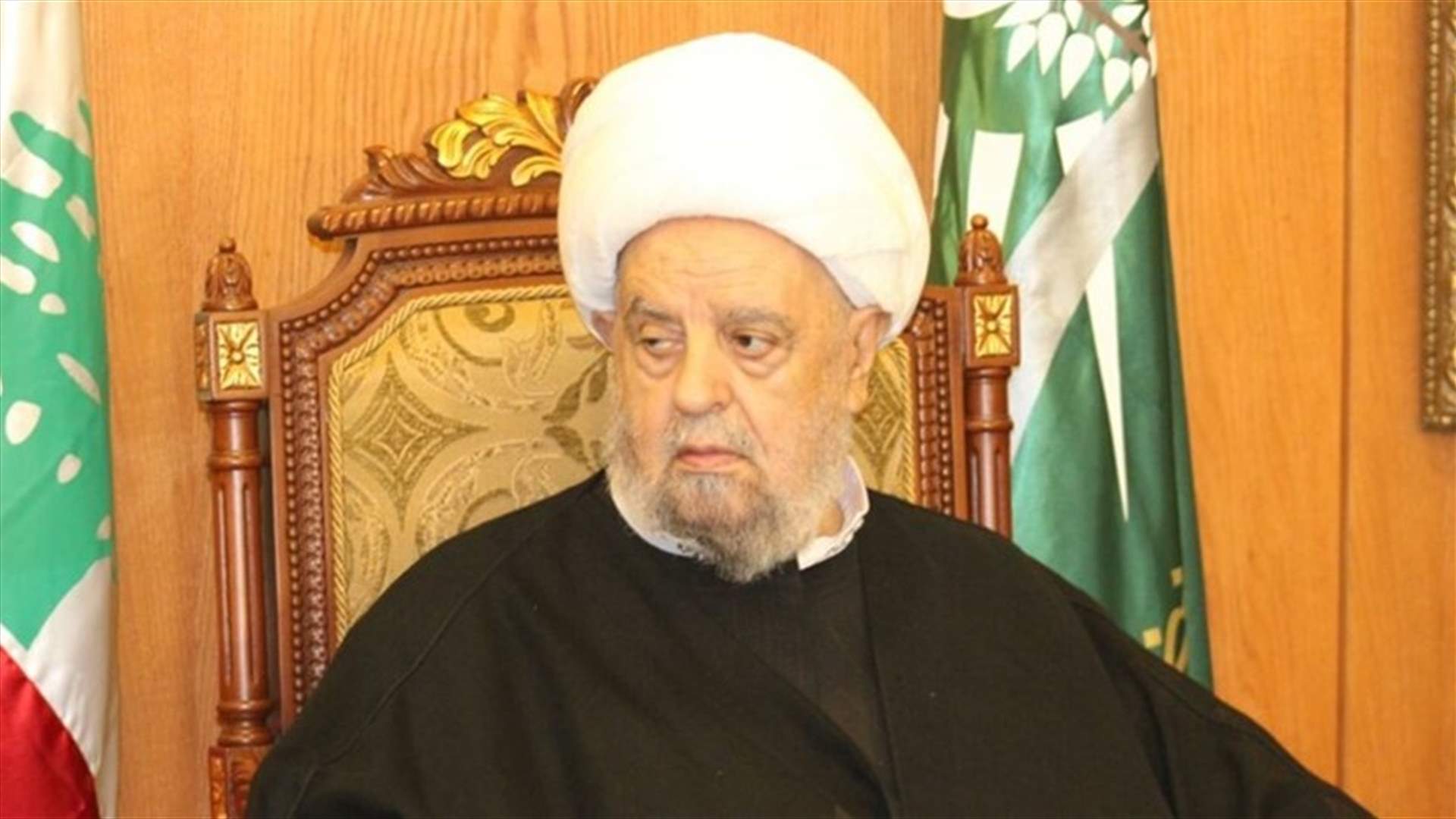 قبلان: لتشكيل حكومة إنقاذية إصلاحية تُعيد المال المنهوب وتلبي مطالب الحراك
