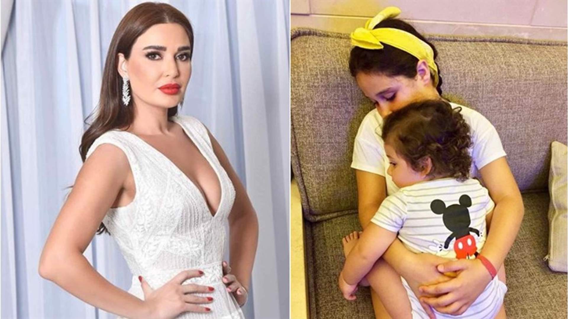سيرين عبد النور تعلّم ولديها النشيد الوطني بفيديو عفوي