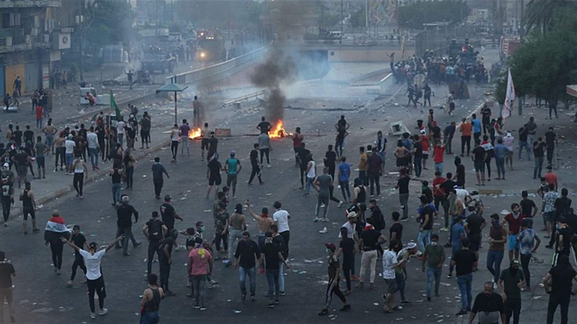 مقتل متظاهر في بغداد وإصابة العشرات في مناطق مختلفة في العراق