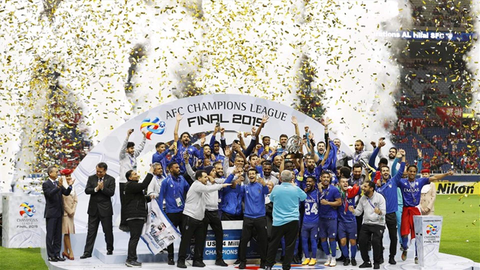الهلال السعودي بطلاً لدوري ابطال اسيا بكرة القدم