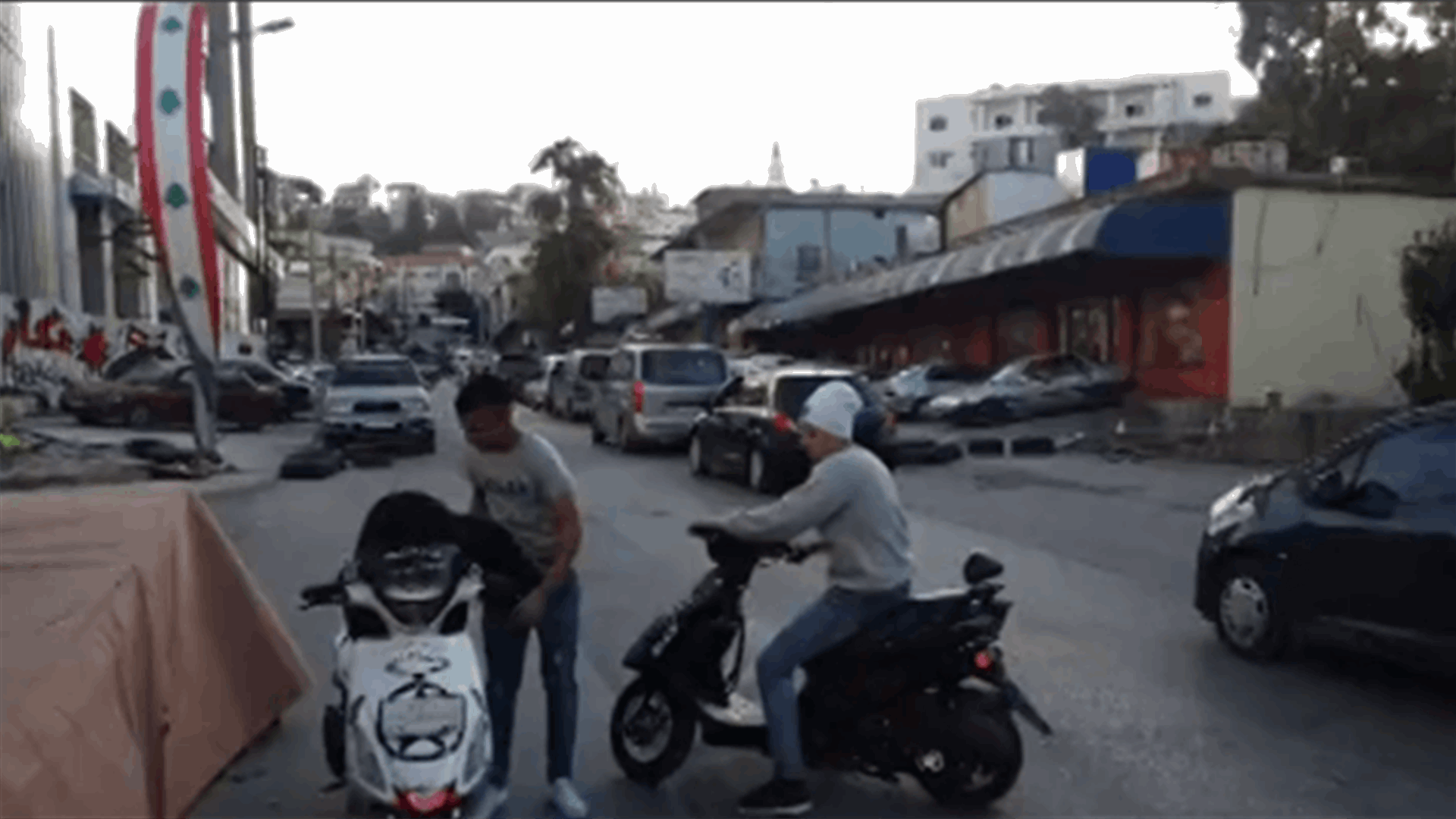 طريق عام حلبا سالكة (فيديو)