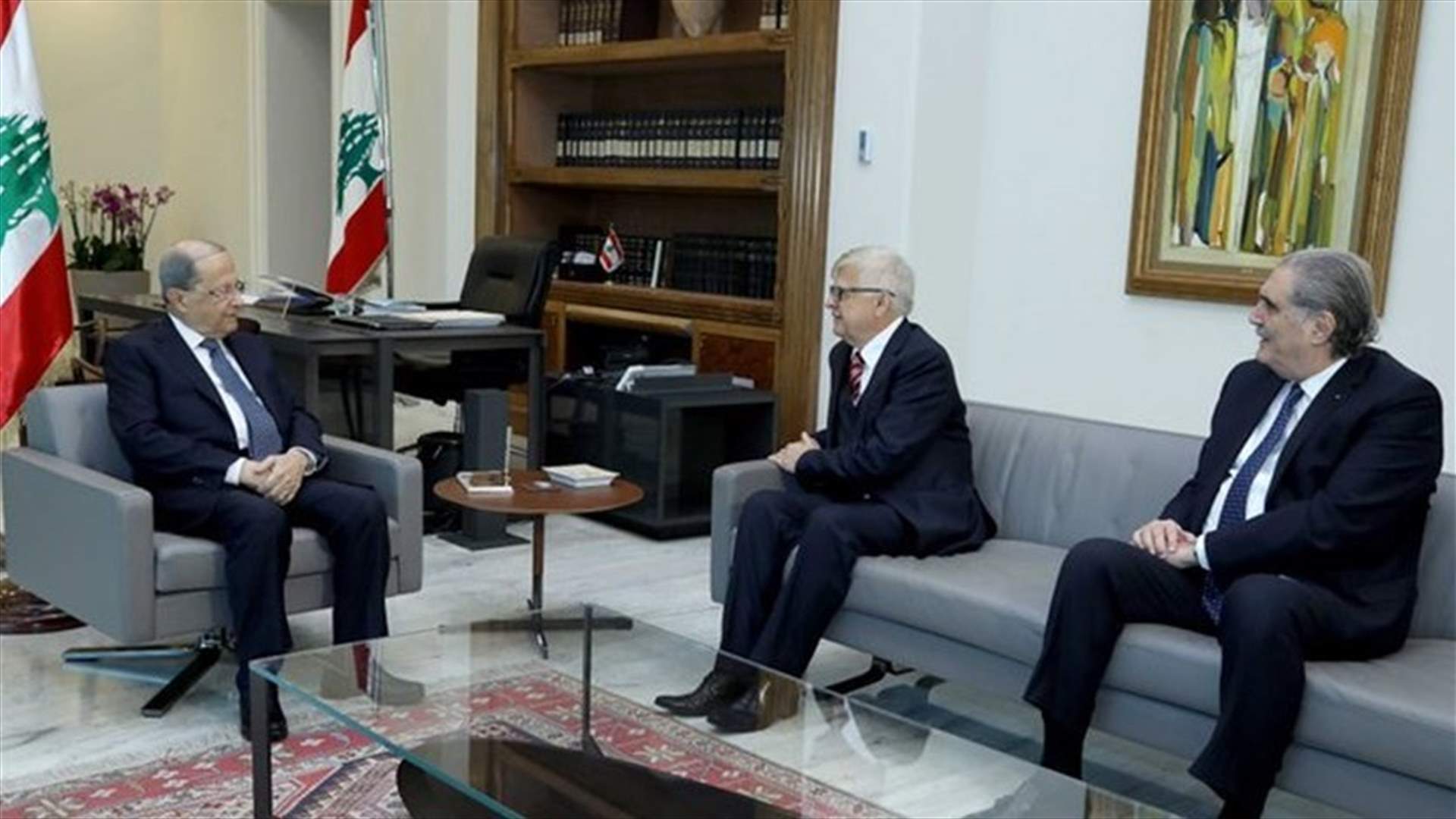 President Aoun meets Russian ambassador Zasypkin