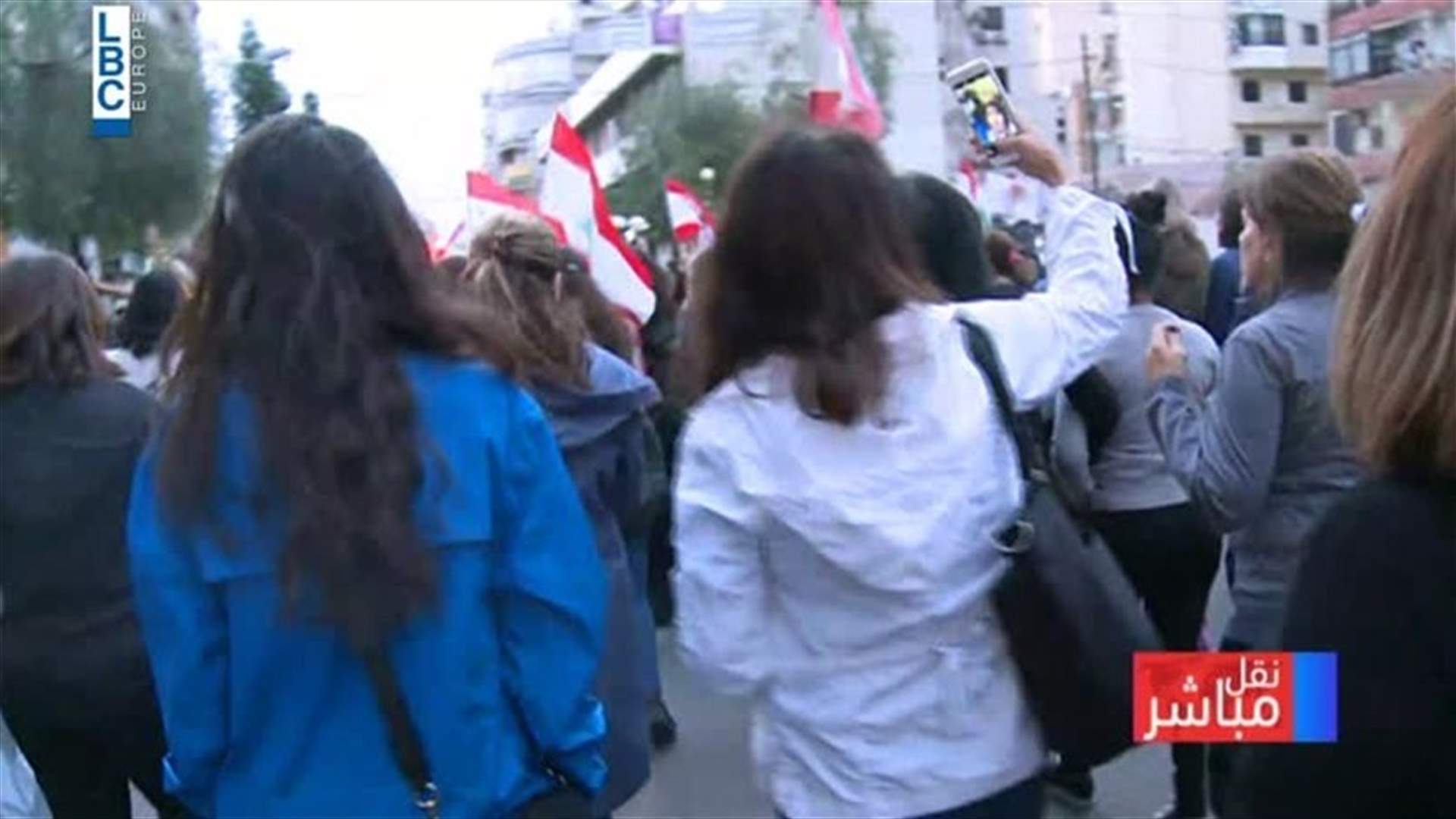Lebanese women and mothers from Ain al-Remmaneh and al-Chiyah stage rally (Video)