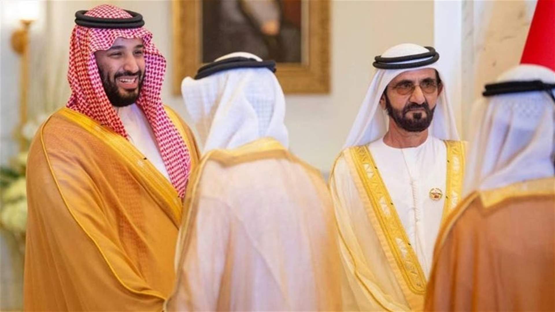 محمد بن راشد يستقبل ولي عهد السعودية في دبي