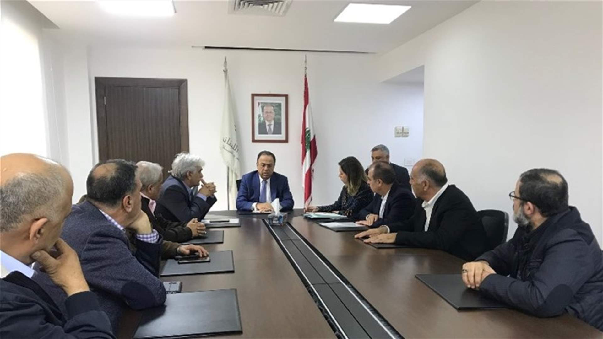 بطيش التقى وفداً من أصحاب الافران وأبدى كل الاهتمام بمطالبهم
