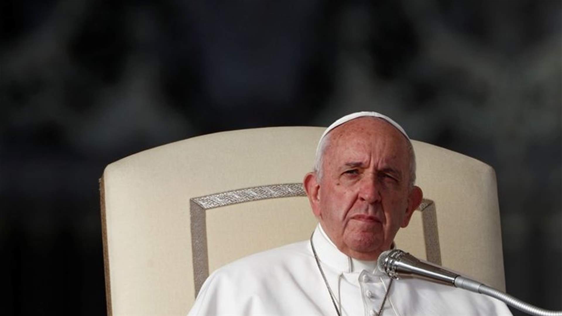 Pope condemns Iraq's 'harsh' crackdown on protesters