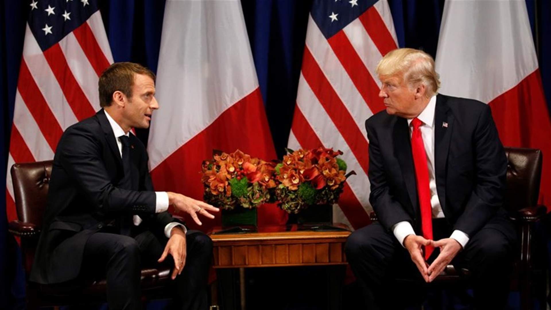 Trump blasts Macron for &quot;very nasty statement&quot; on NATO