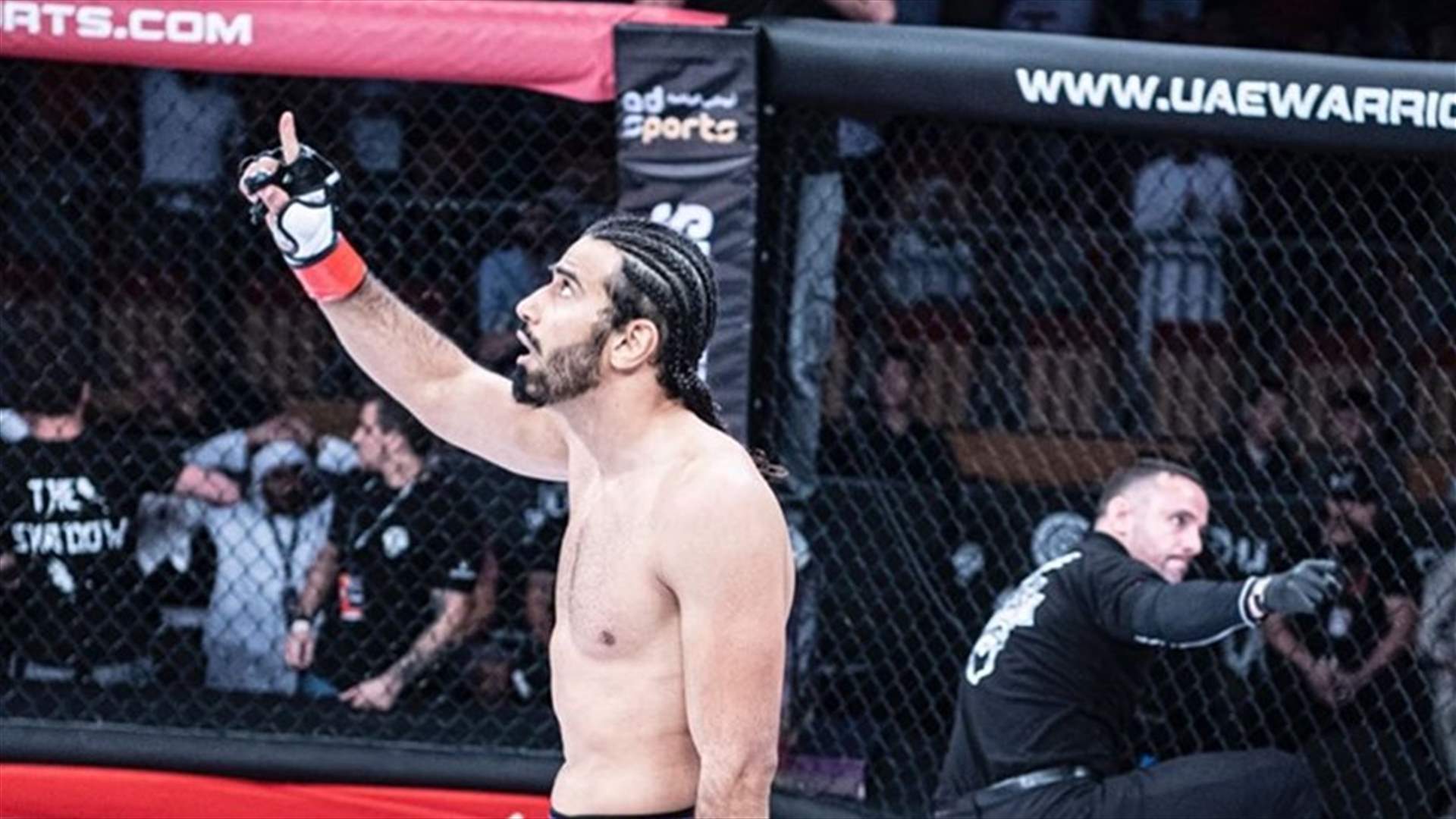 أحمد اللبَّان يفوز في الإمارات بالضربة &quot;القاضية&quot; (فيديو)