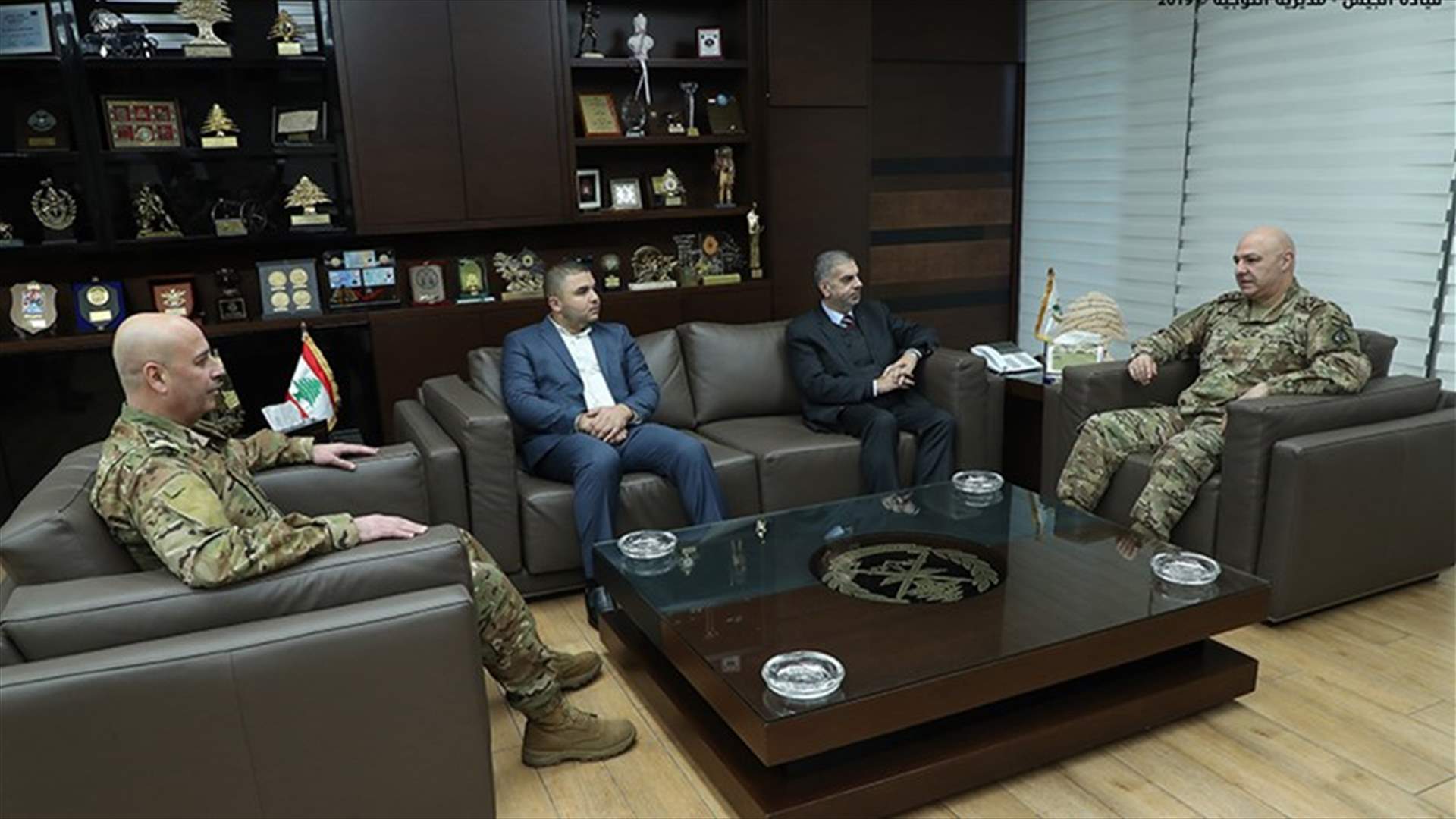 قائد الجيش استقبل رئيس بلدية ببنين