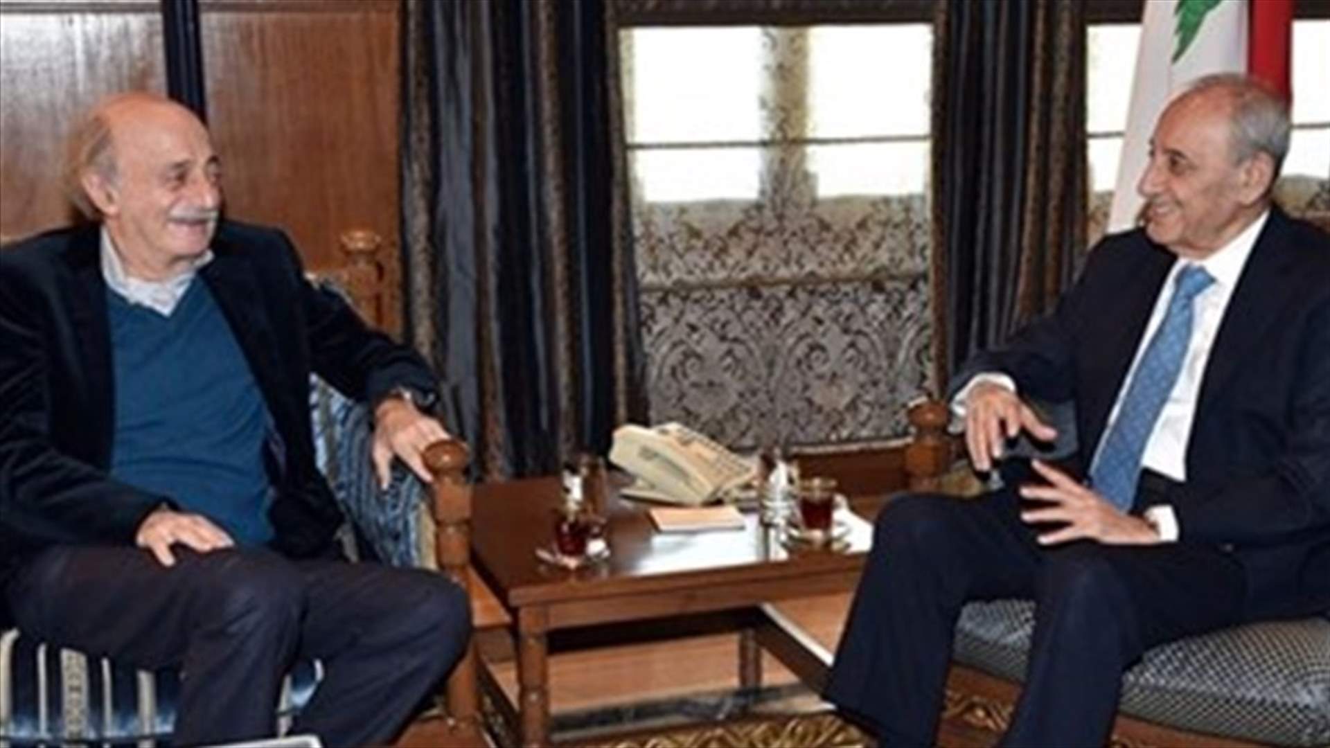 جنبلاط قدم لبري كتابا بعنوان Kingdom of faith