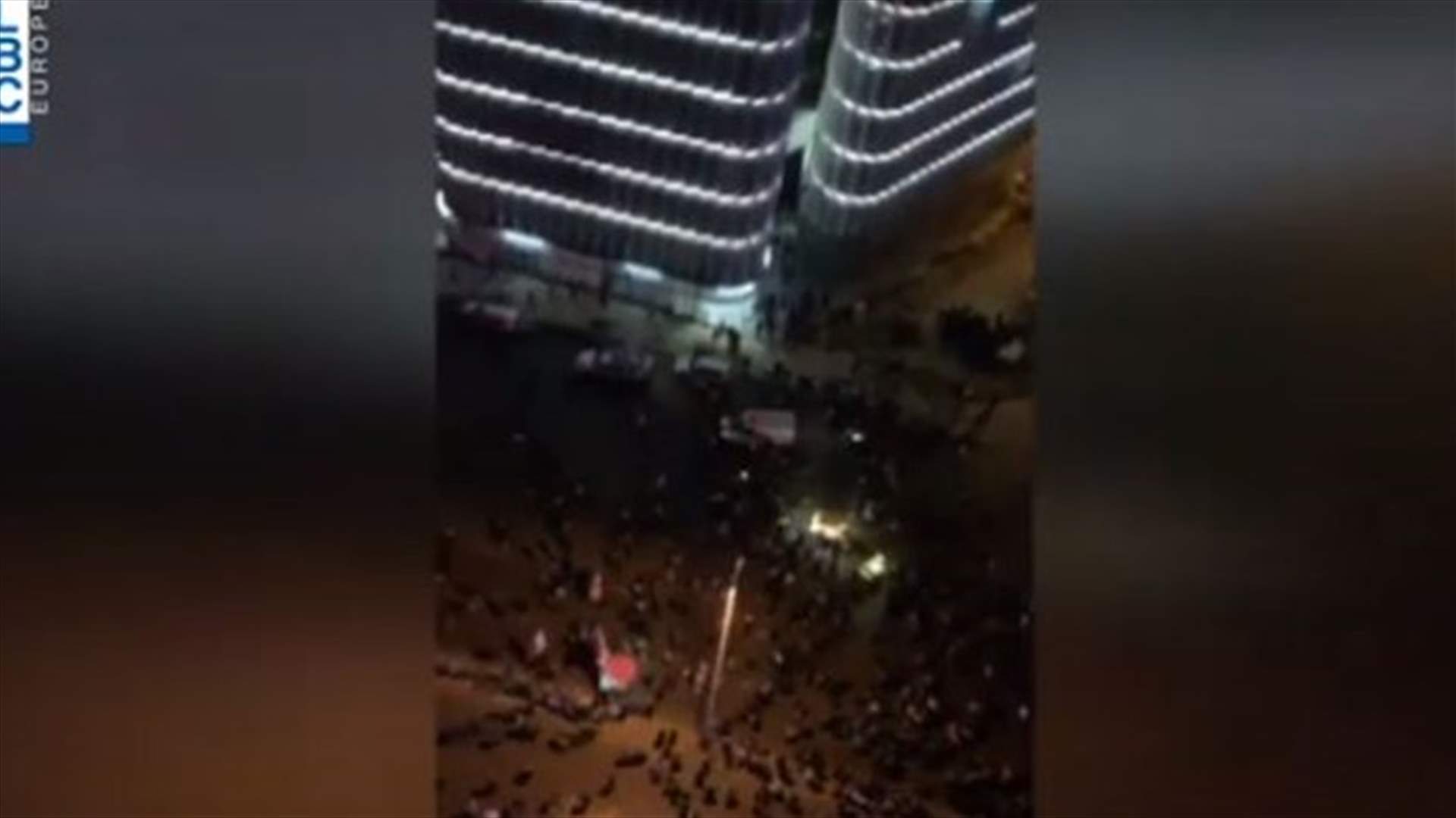 فيديو من الجو للتظاهرة على جسر الرينغ...