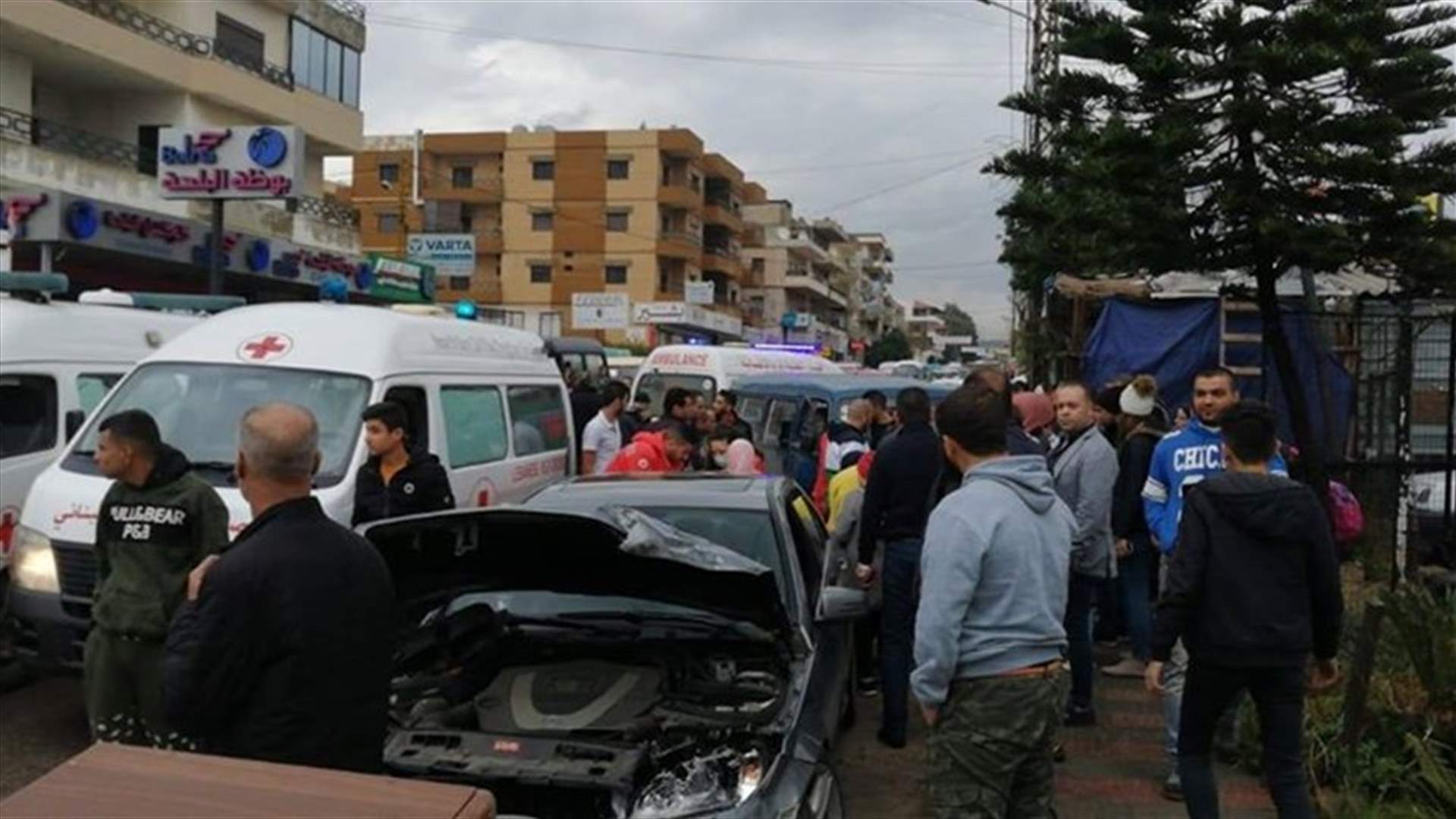 6 جرحى بحادث سير على طريق الضنية طرابلس (صورة)