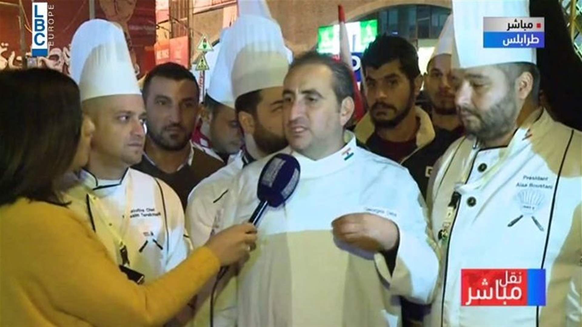 Tripoli chefs stage rally across city’s streets