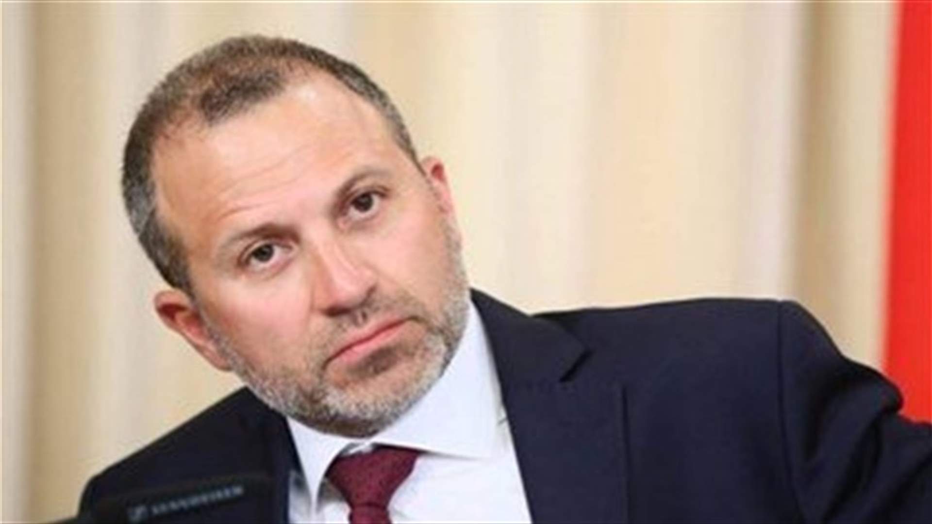 Bassil: Lebanon will not withstand for long if current situation persists