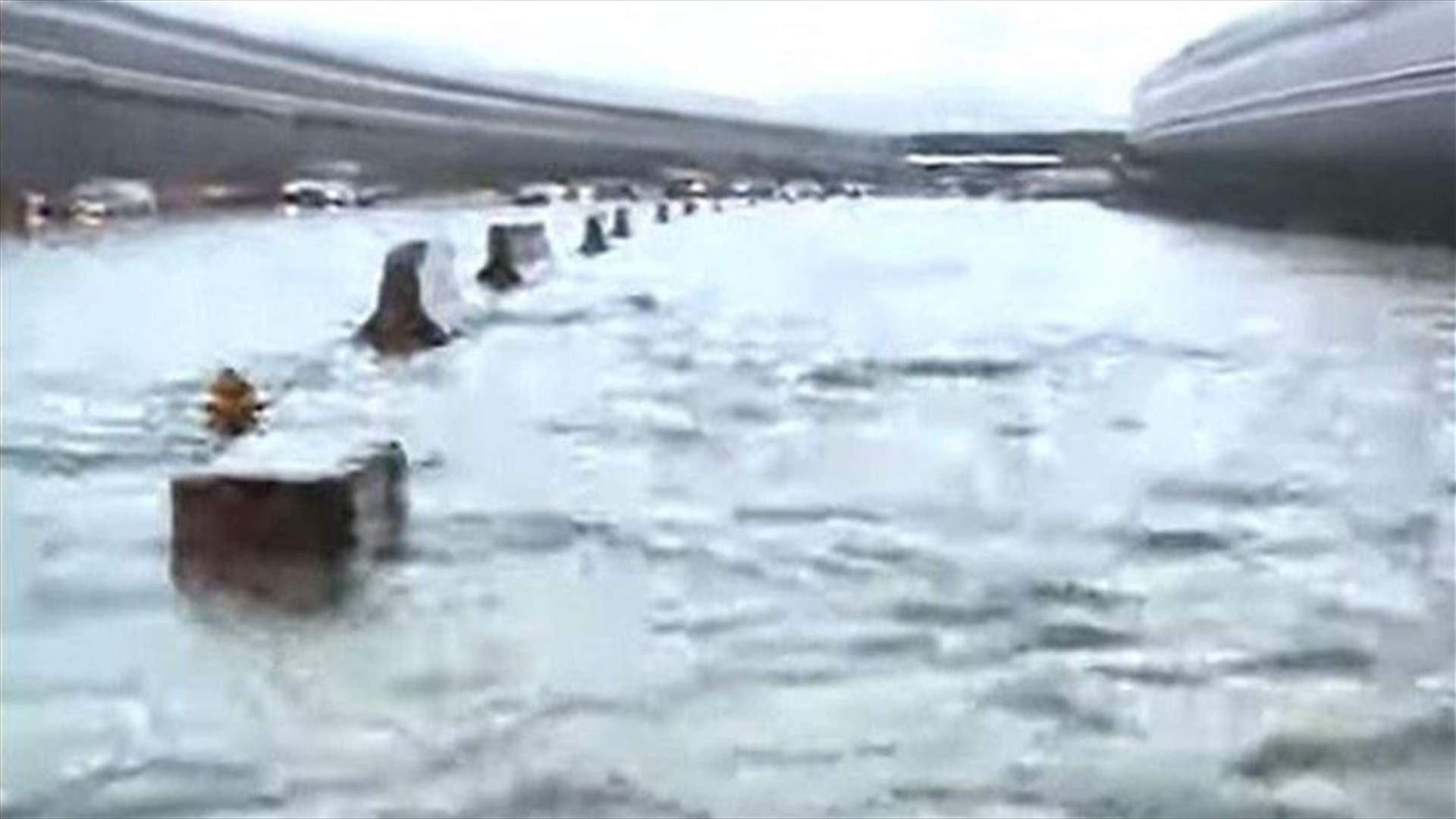 Costa Brava tunnel flooded with rainwater (Photo)