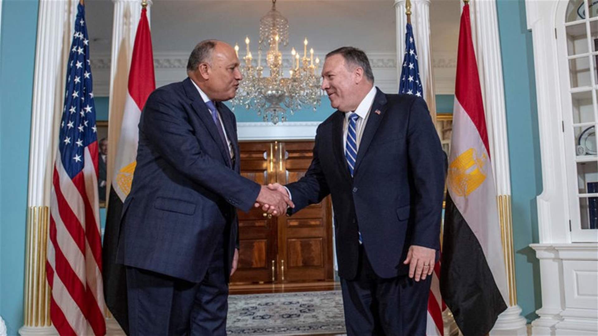 بومبيو يثير مع نظيره المصري قضية معتقل أميركي في مصر