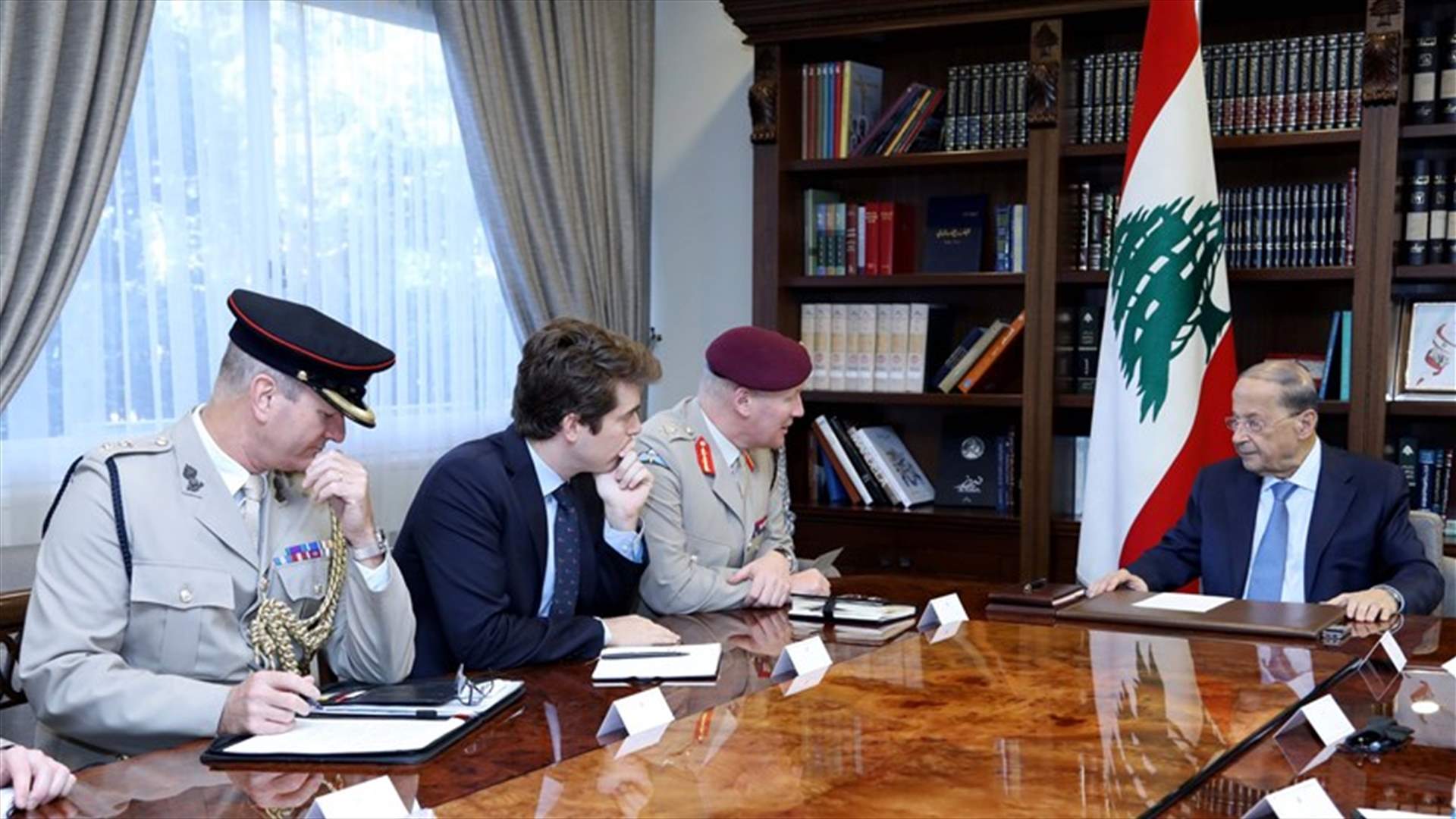 عون استقبل كبير مستشاري وزارة الدفاع البريطانية... هذا ما أكّده الموفد