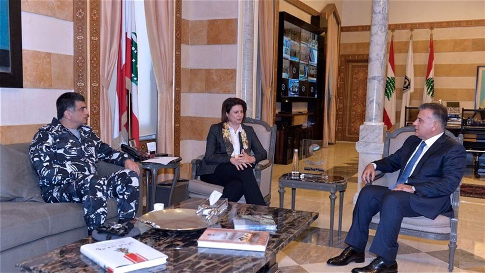 Al-Hassan holds security meeting with Ibrahim and Othman at Interior Ministry