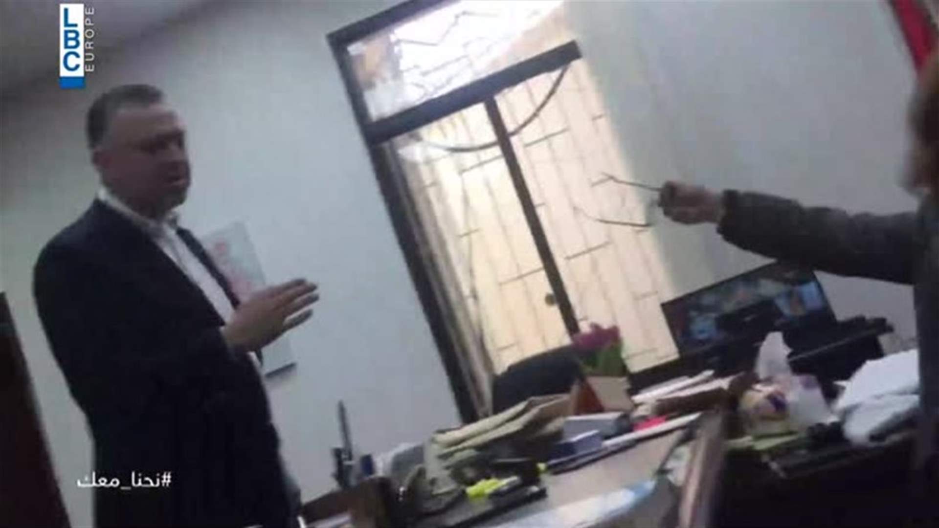فيديو يظهر المواجهة بين غادة عون وهادي حبيش