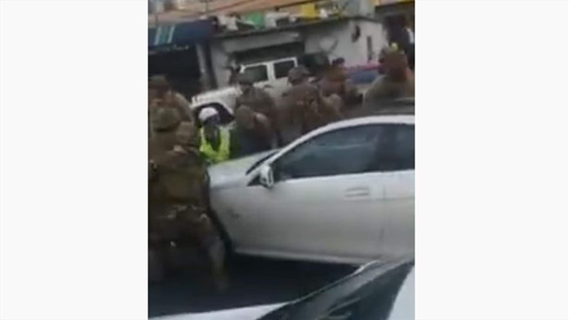 فيديوهات جديدة لما حصل صباحاً على أوتوستراد جل الديب