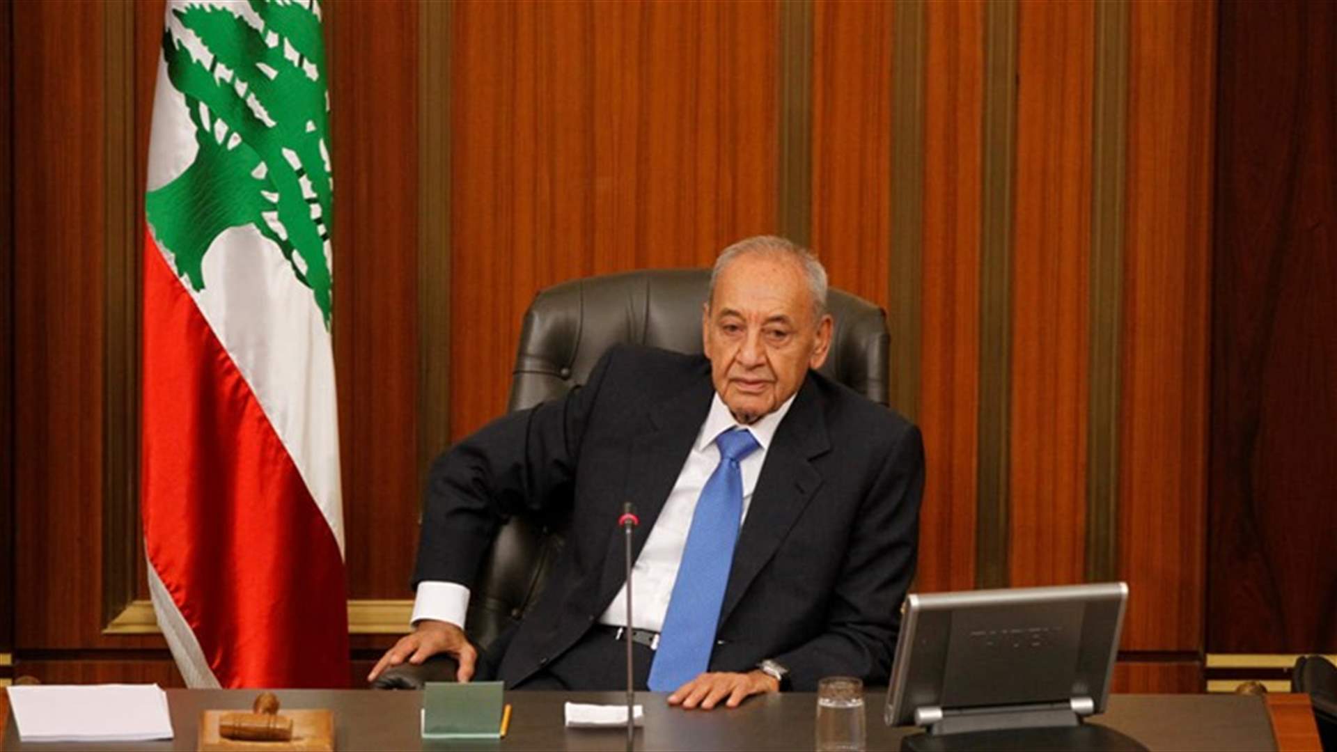 بري اتصل بأمين وسامي الجميل معزيا بوفاة جوزف ابو خليل