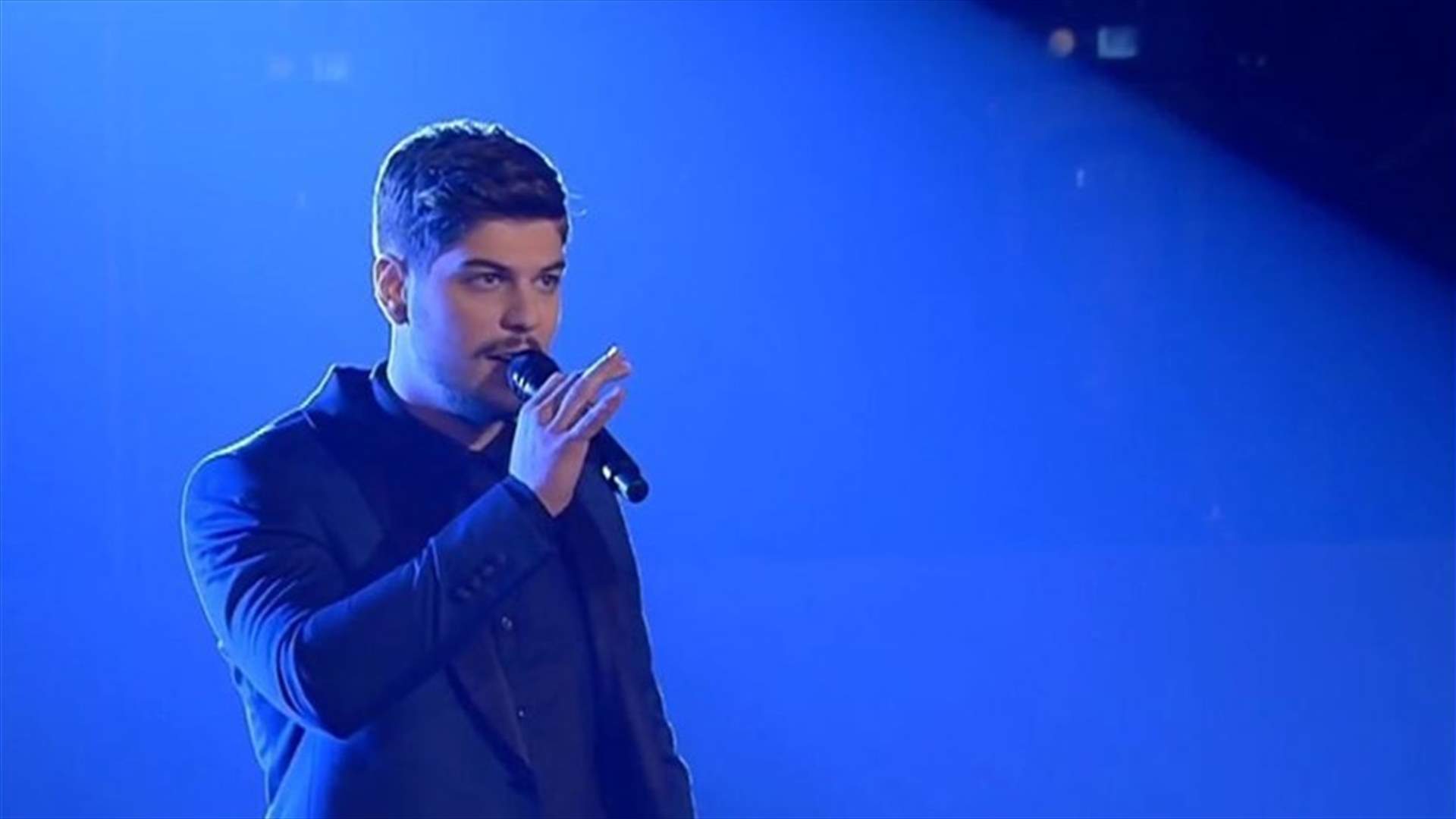 ميشال شلهوب يودّع مسرح The Voice بموال "يا قطعة سما" (فيديو)