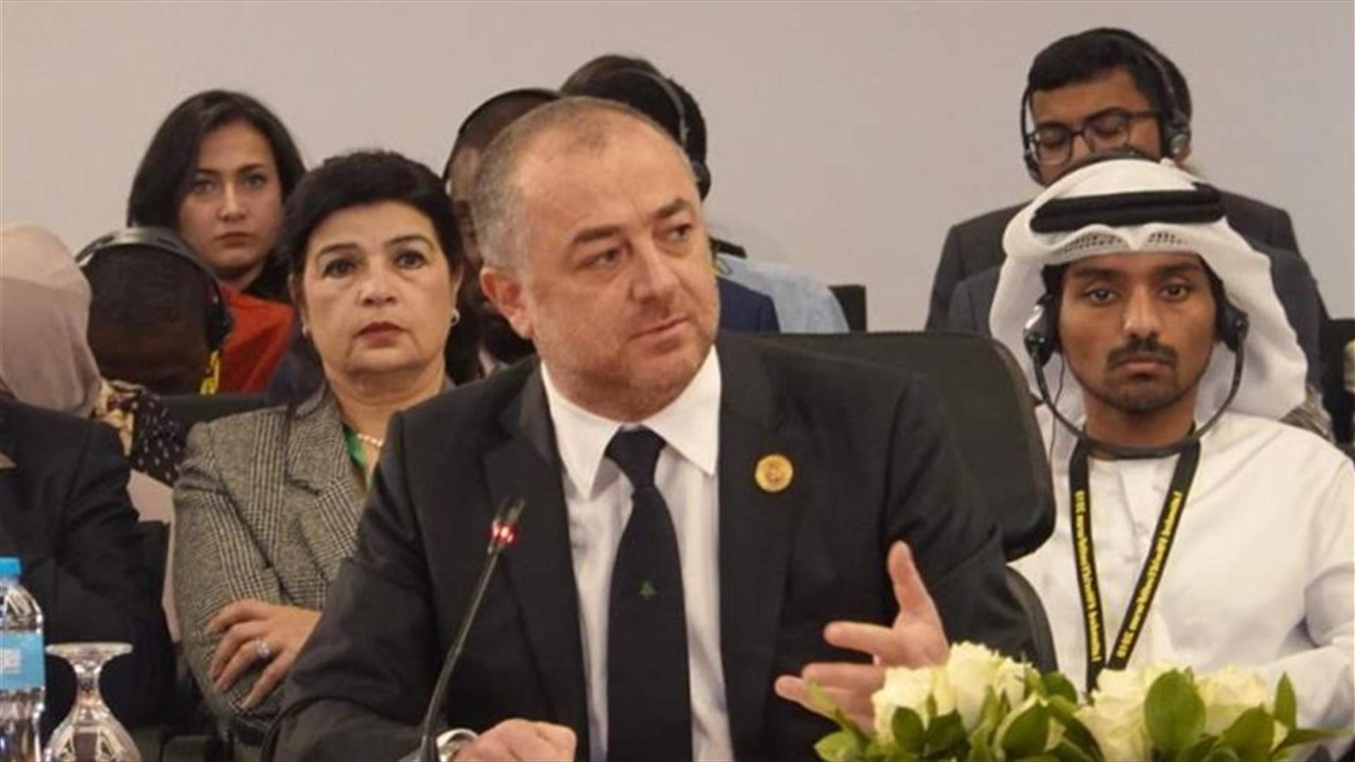 بو صعب في جلسة حوار ترأسها السيسي: على المجتمع الدولي ايجاد حلول سريعة تعيد النازحين إلى بلادهم