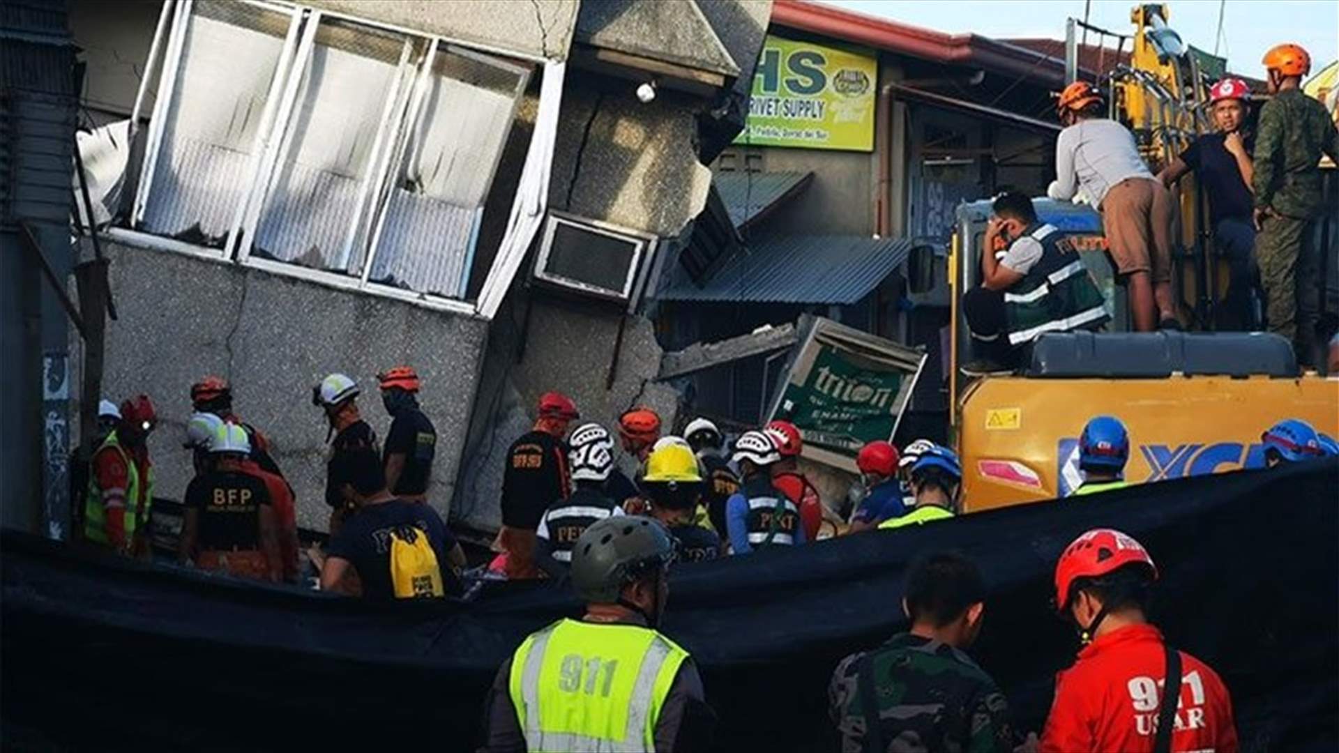 ارتفاع حصيلة قتلى الزلزال الذي ضرب جنوب الفيليبين