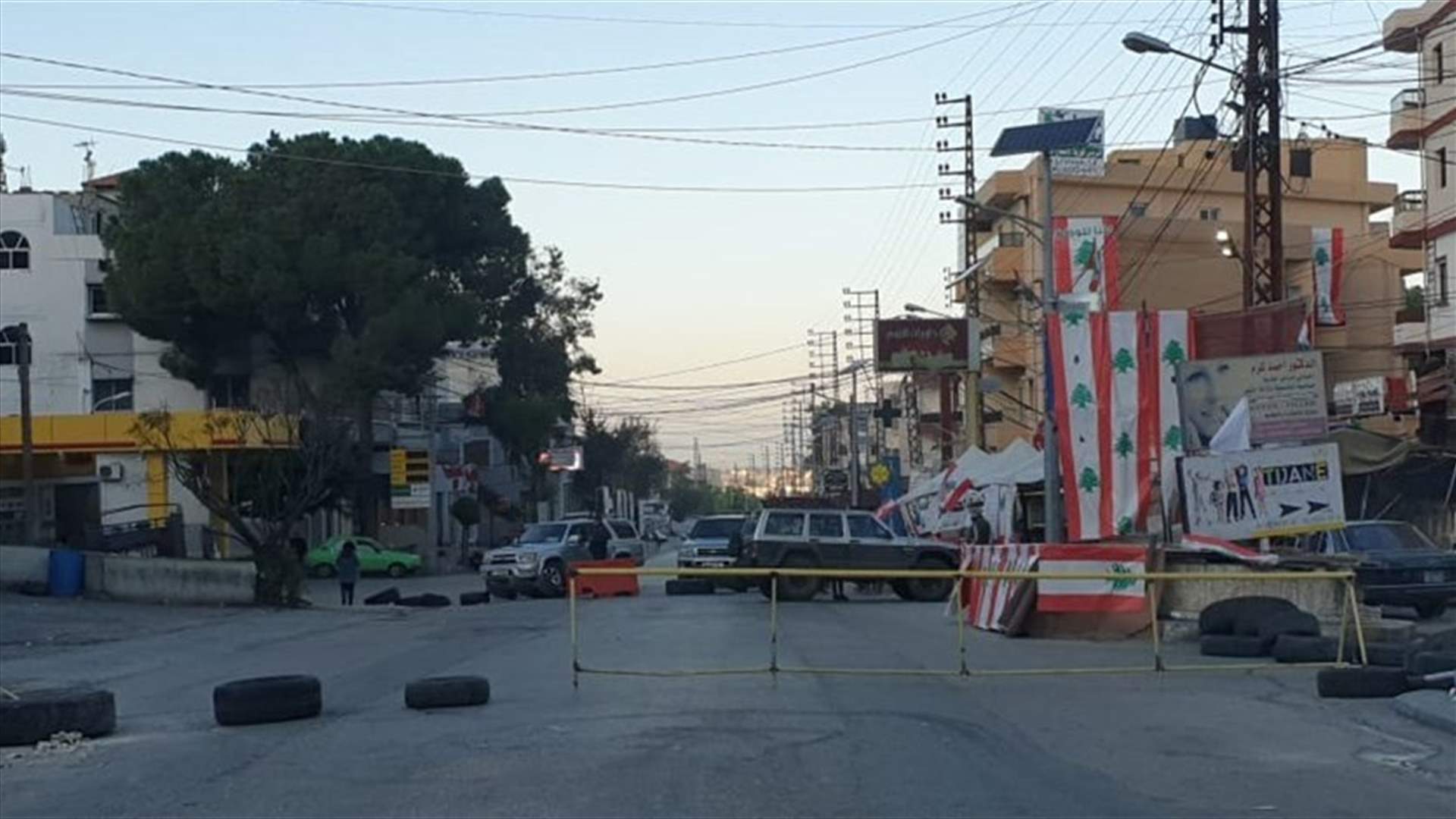 These are the closed roads in north Lebanon