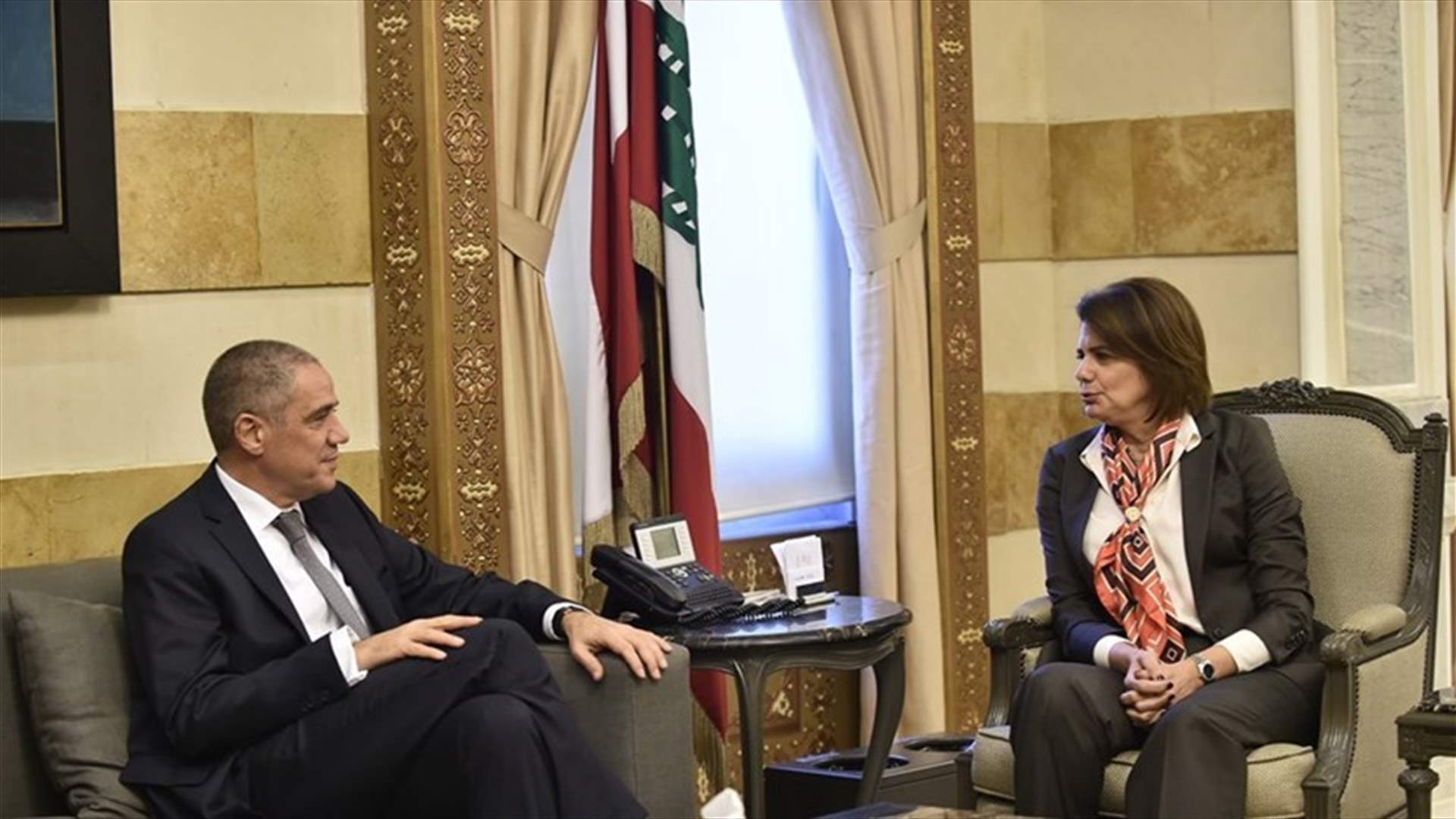 Minister al-Hassan meets with EU ambassador