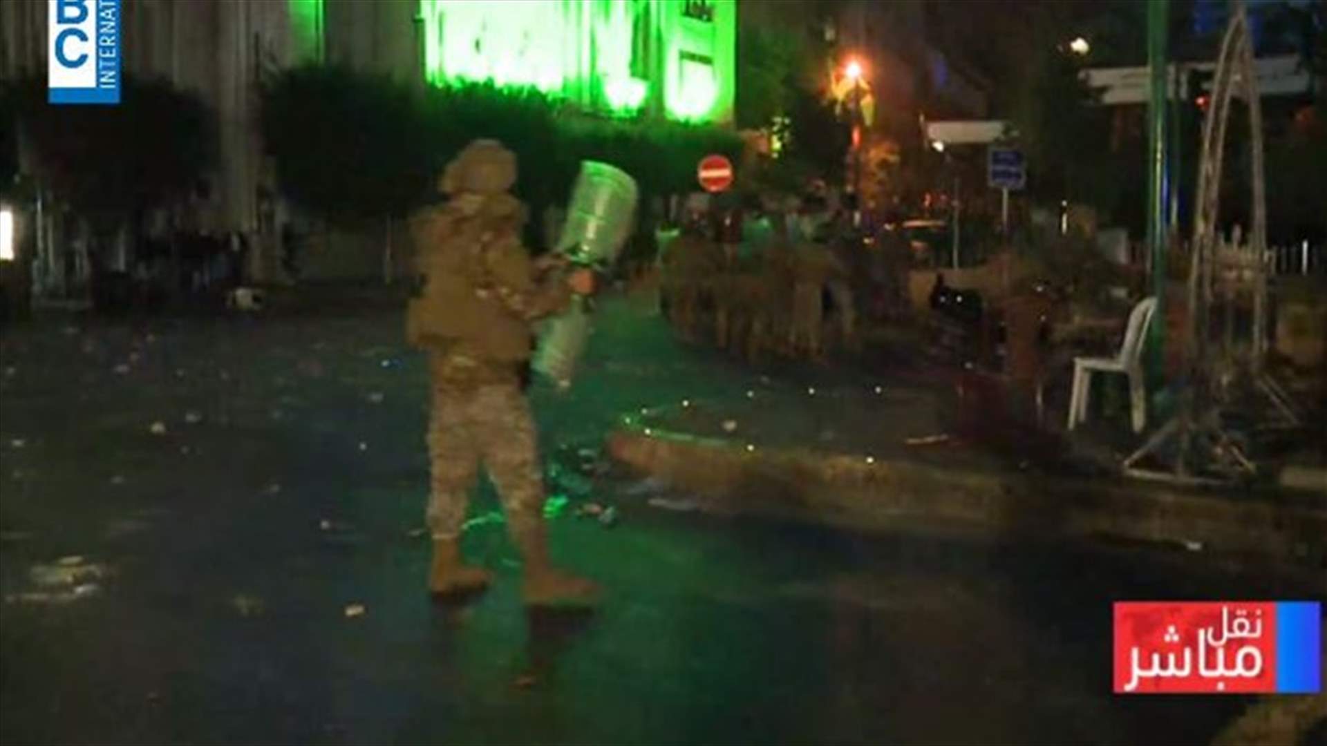 Corniche al-Mazraa turns into an arena of confrontation-[VIDEO]