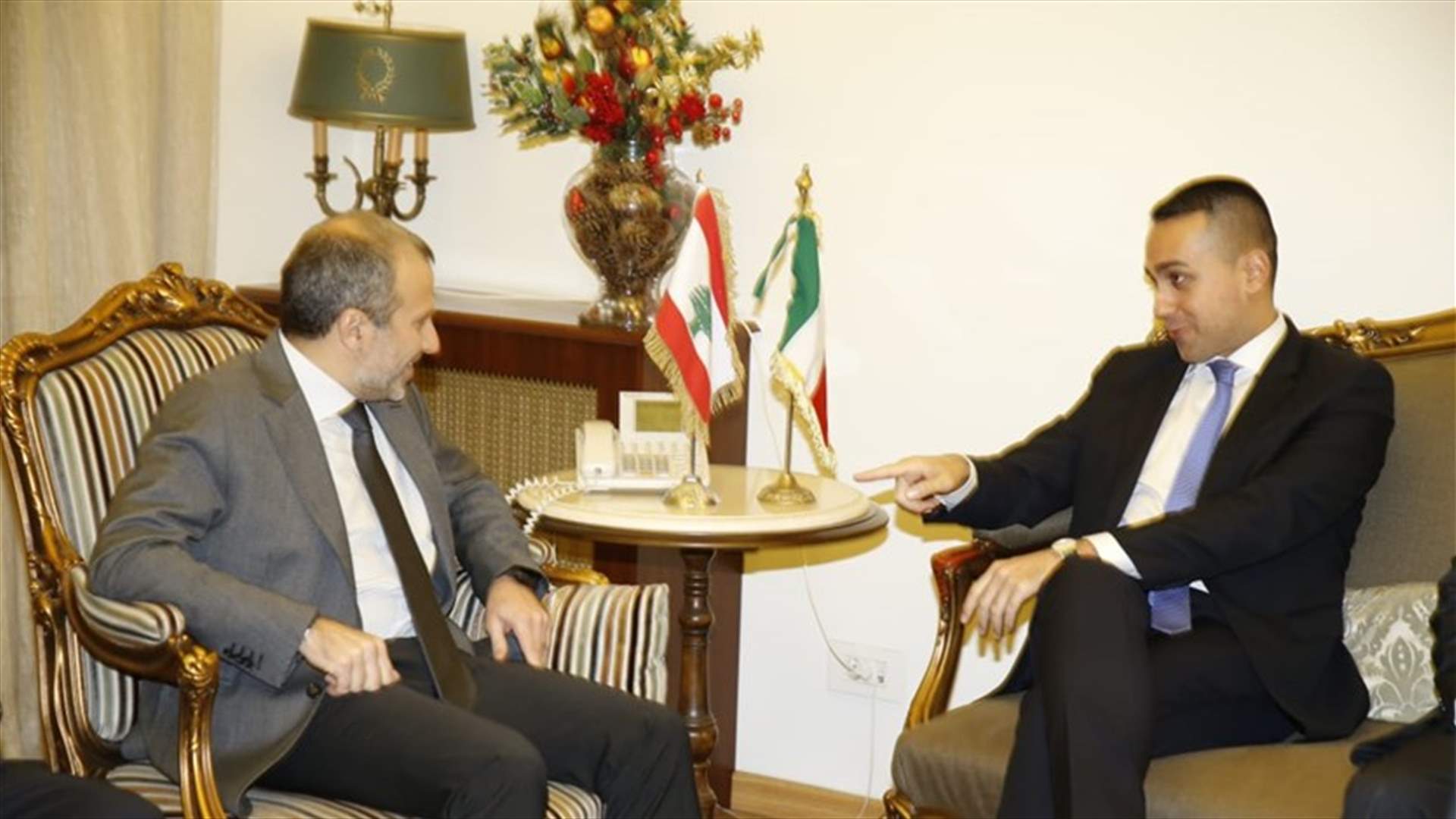 باسيل استقبل نظيره الايطالي وهذا ما بحثا فيه