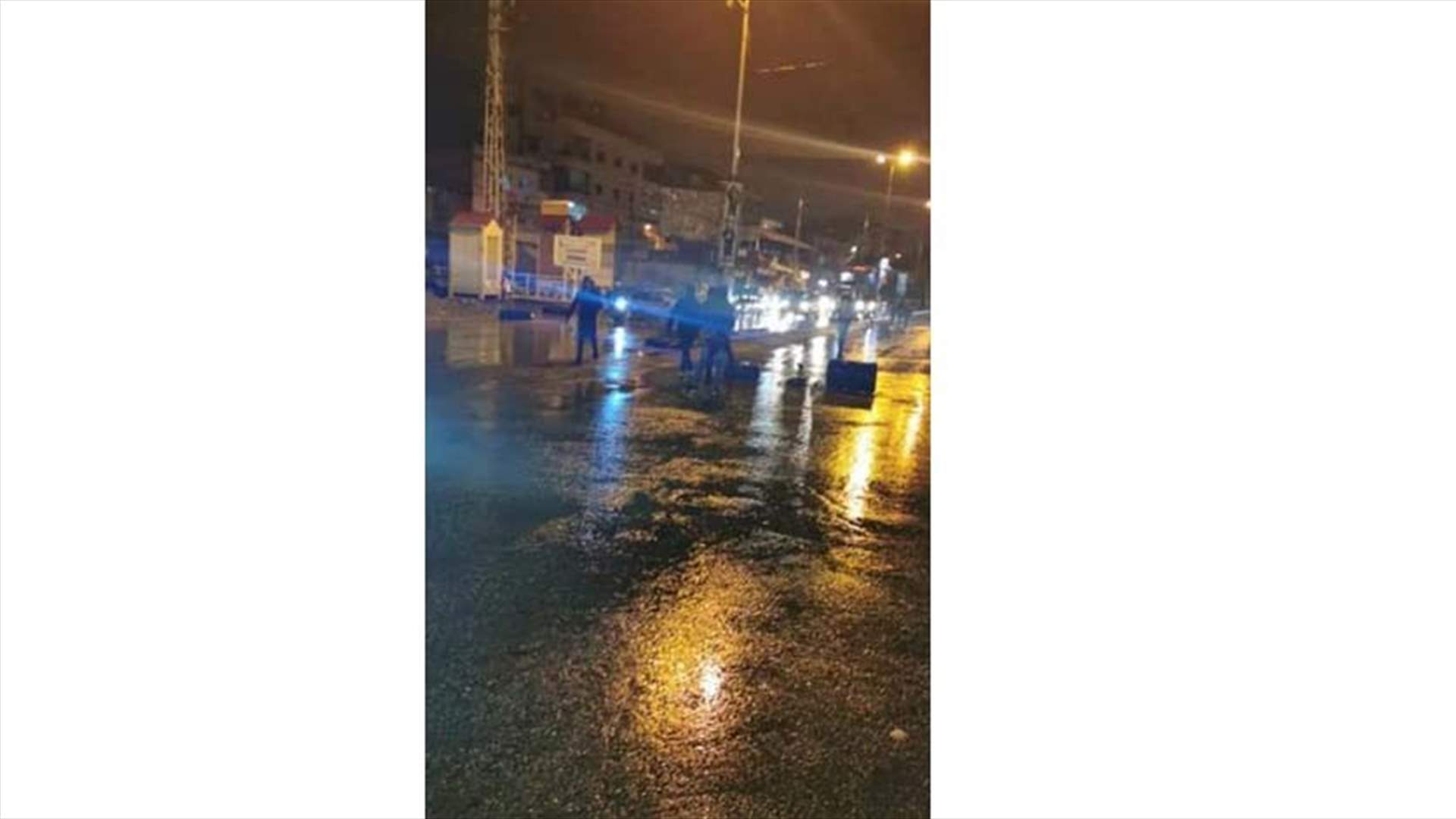 قطع طريق عام سعدنايل تعلبايا