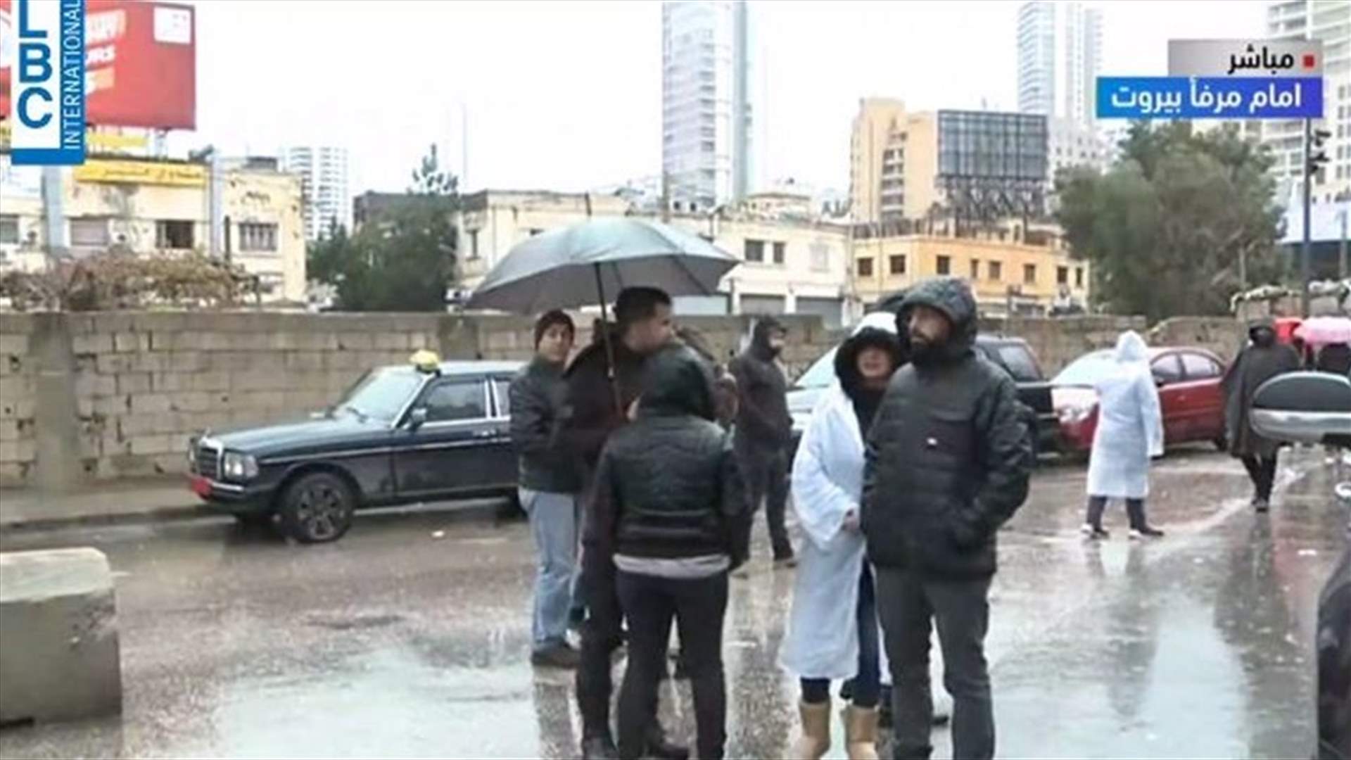 Activists stage sit-in outside Port of Beirut (Video)