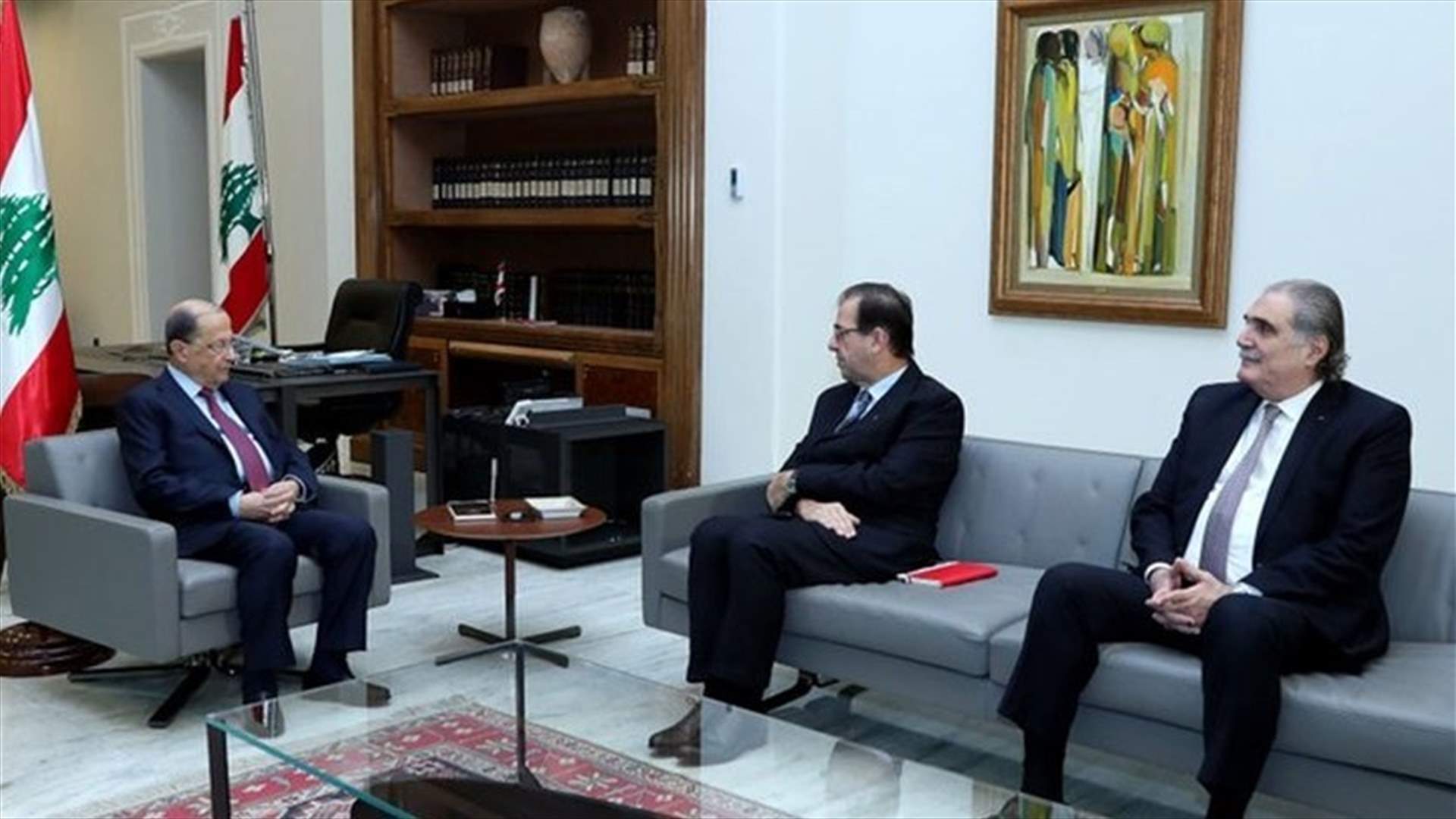 President Aoun meets with French ambassador in Baabda