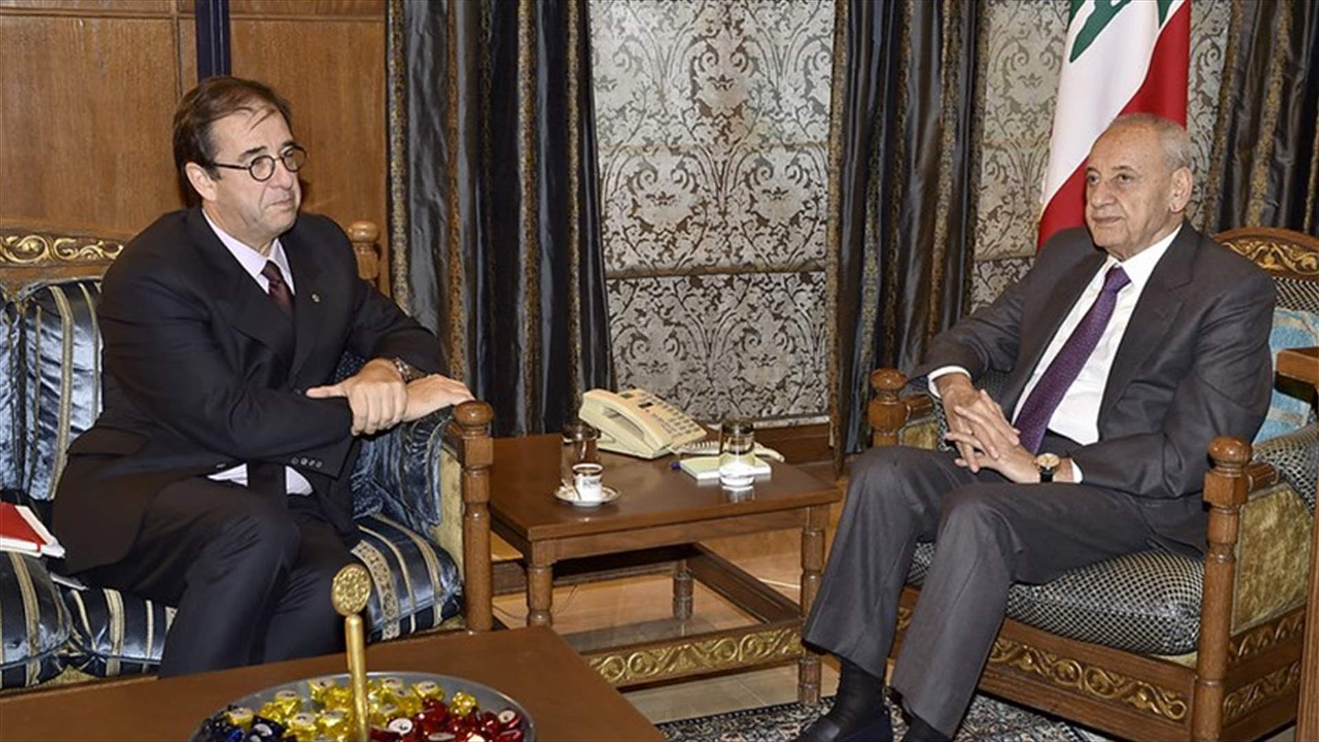 بري استقبل سفيري فرنسا واليابان