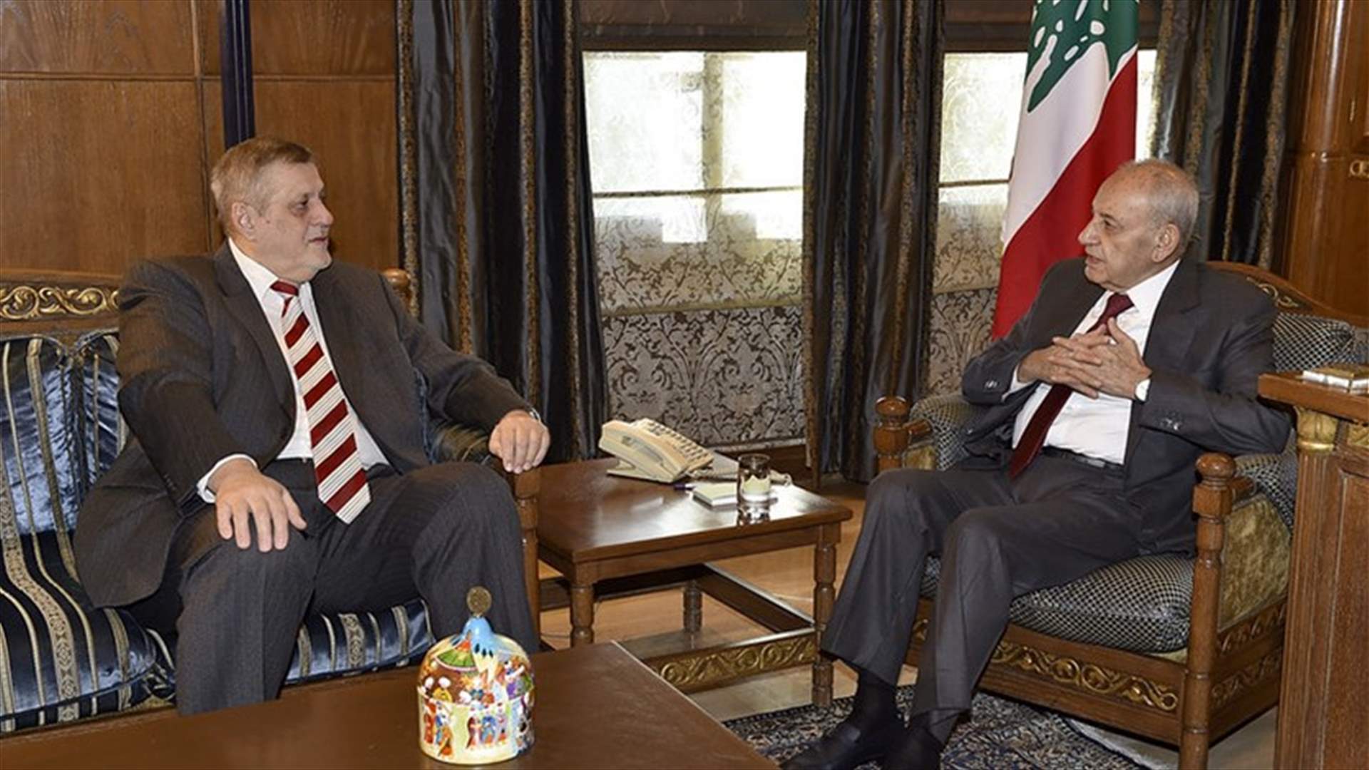 بري استقبل عباس ابراهيم وعرض الأوضاع مع كوبيتش...