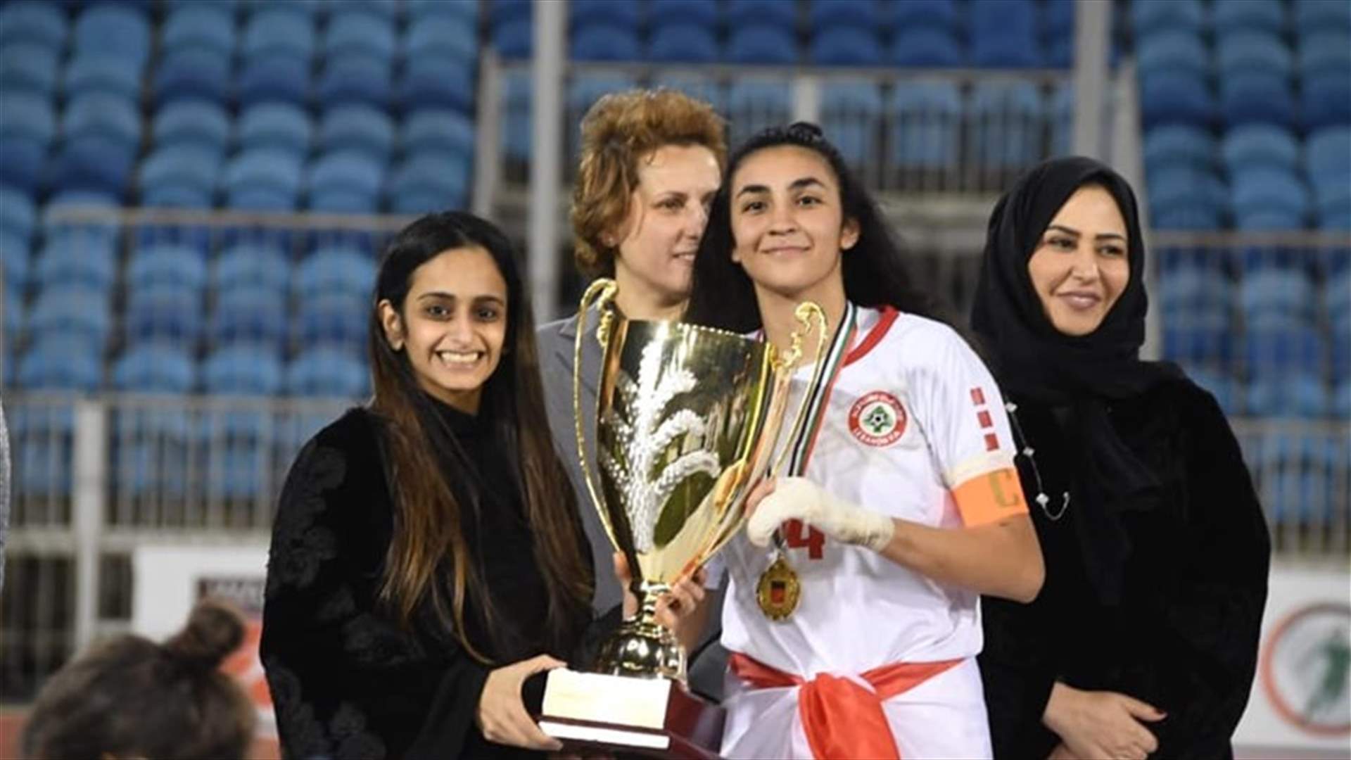 ابنة وئام وهاب قائدة منتخب لبنان للشابات دون 18 عاماً (صور)